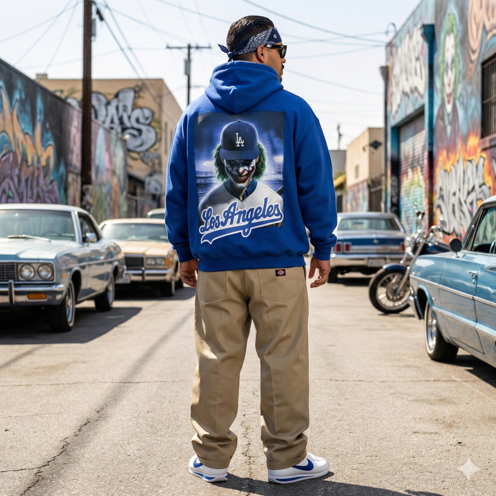 Antigua Dodgers Full Zip Hoodie Antigua Men's MLB Los Angeles