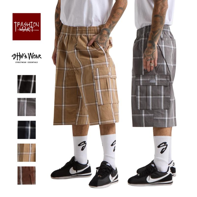 Shaka Wear Plaid Shorts