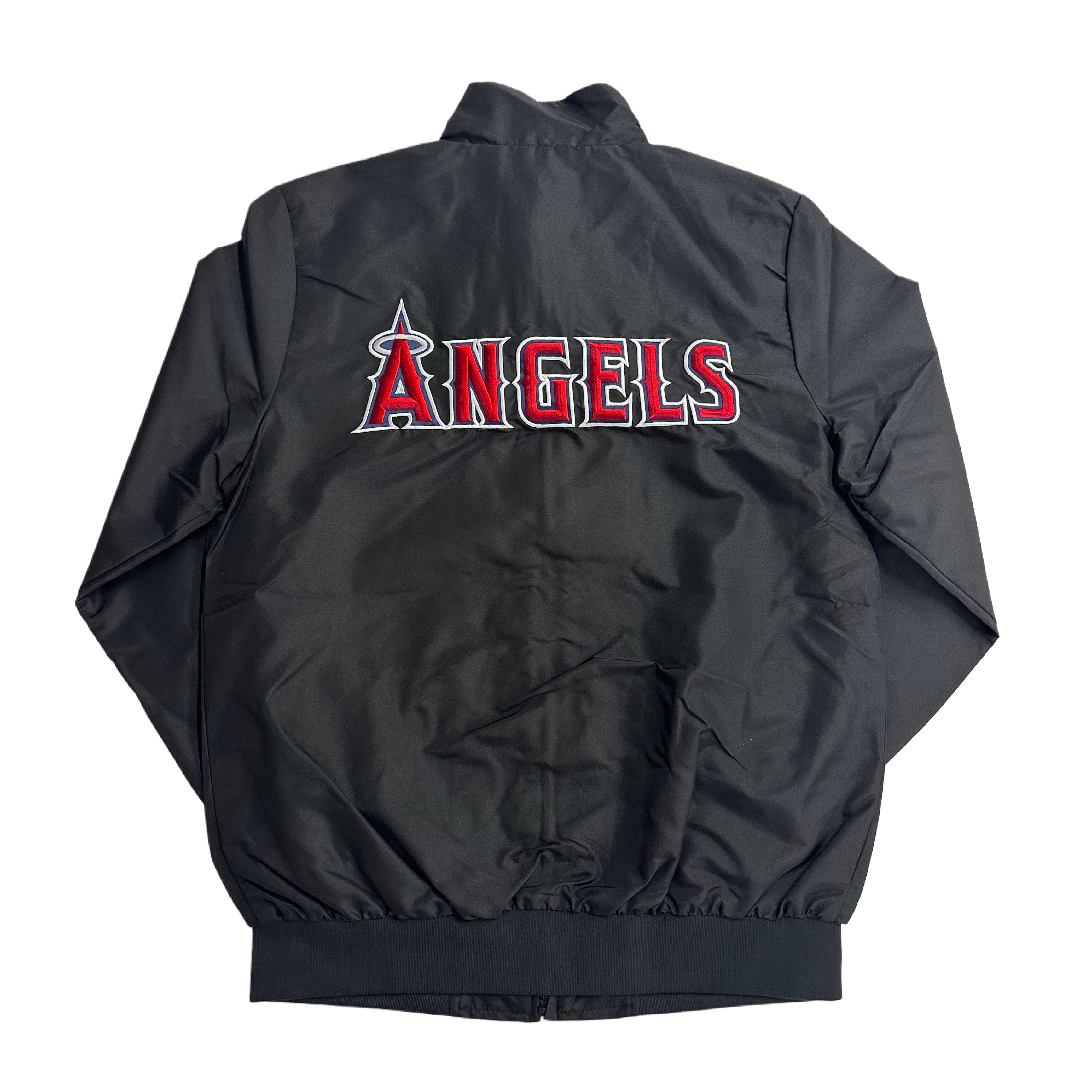 Los Angeles Angels Zip Windbreaker with Left Chest Team Logo