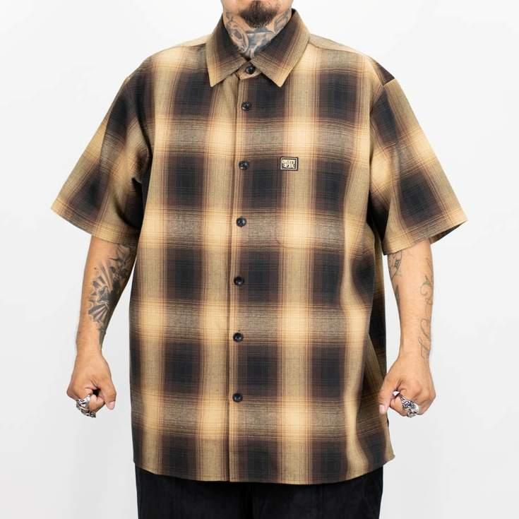 FB County Short Sleeve Checker Flannel Shirt