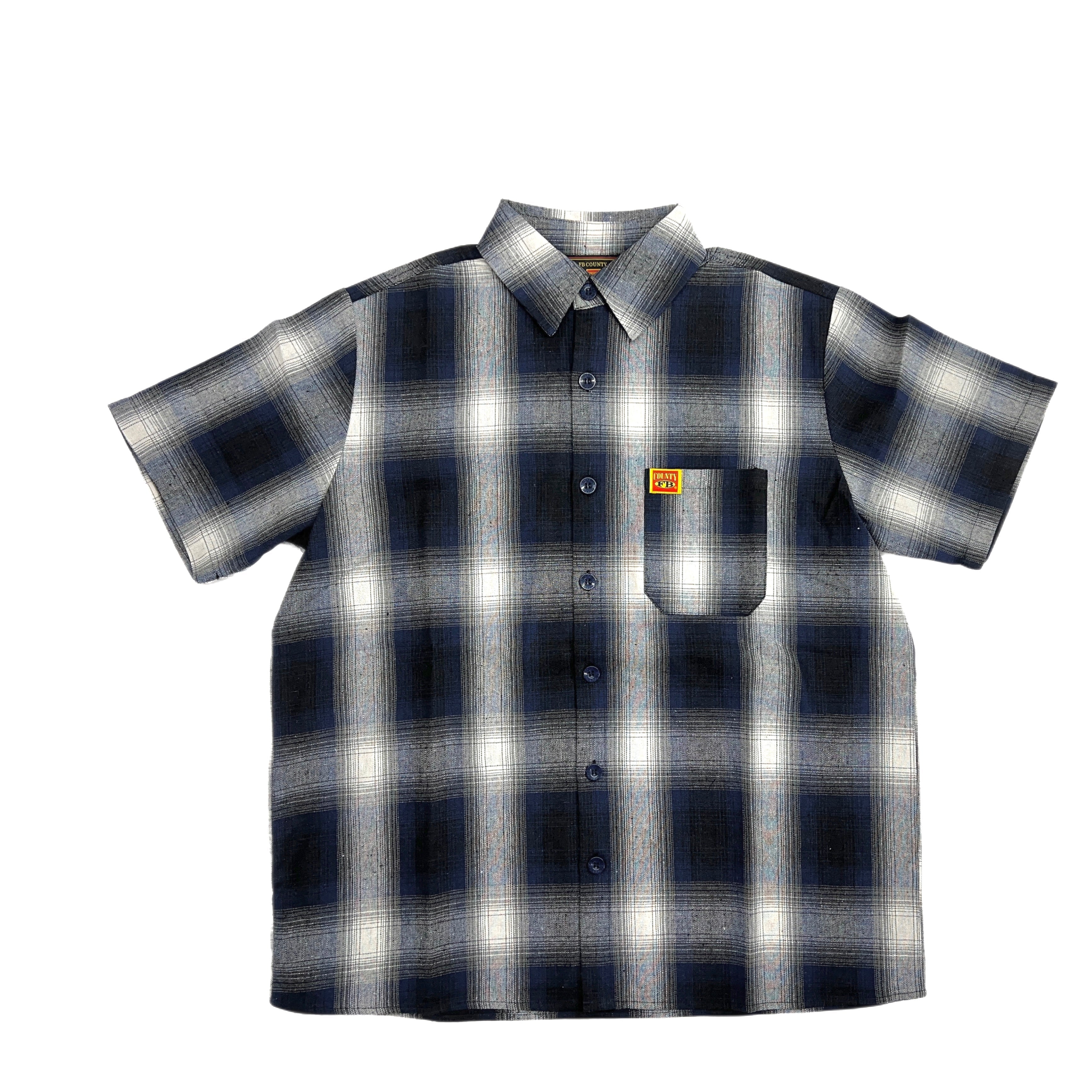 FB County Short Sleeve Checker Flannel Shirt