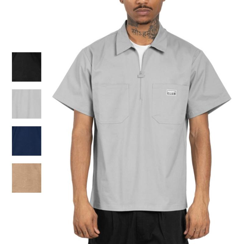 Pro Club Men's Heavyweight Half-Zip Work Shirt