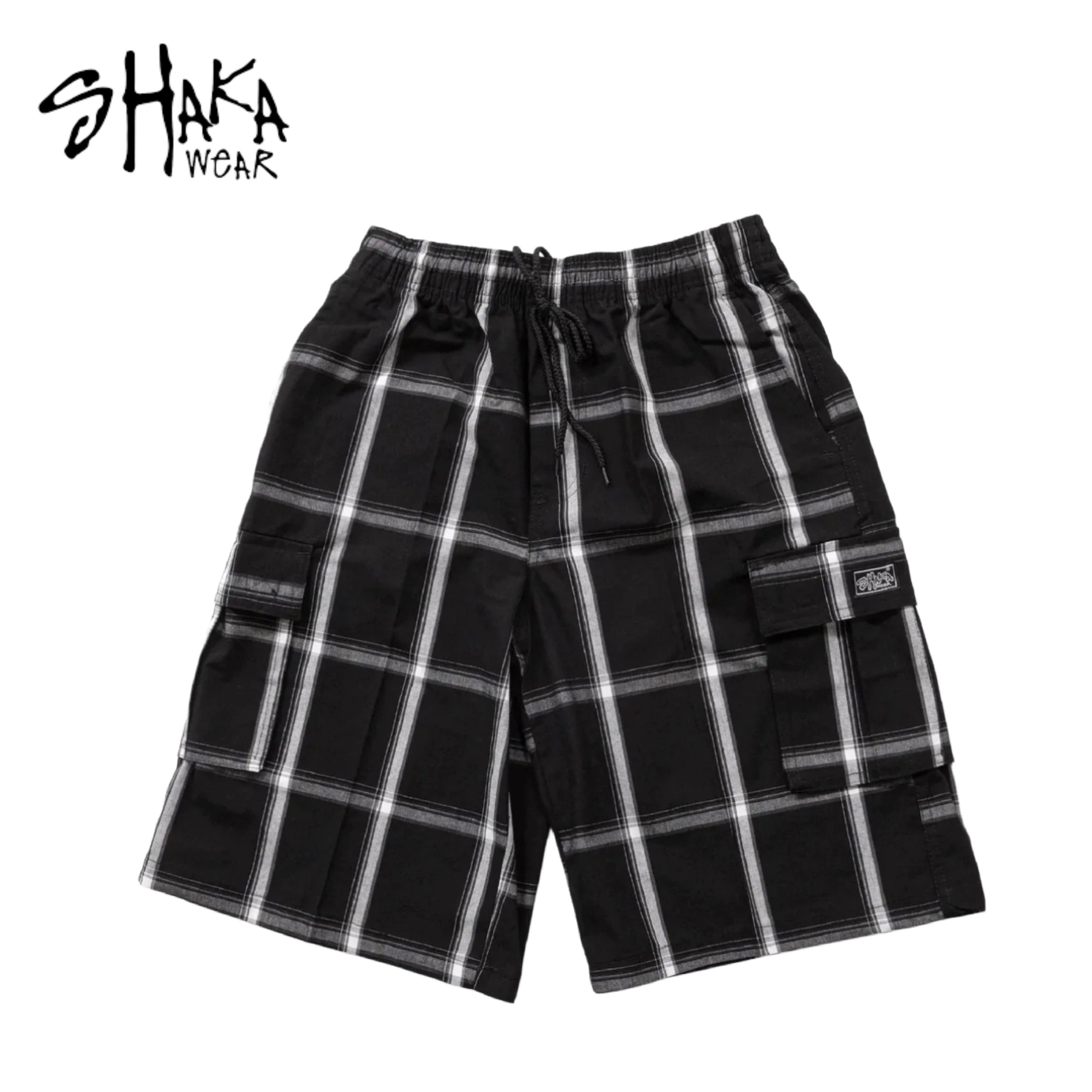 Shaka Wear Plaid Shorts