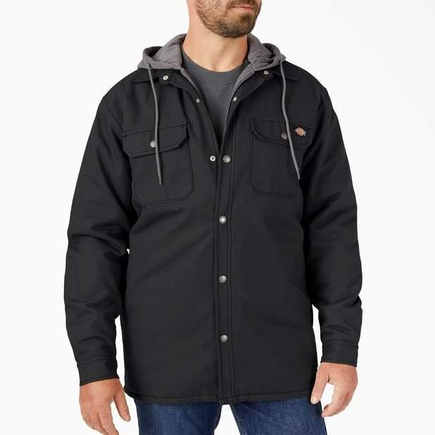 Dickies Water Repellent Duck Hooded Shirt Jacket