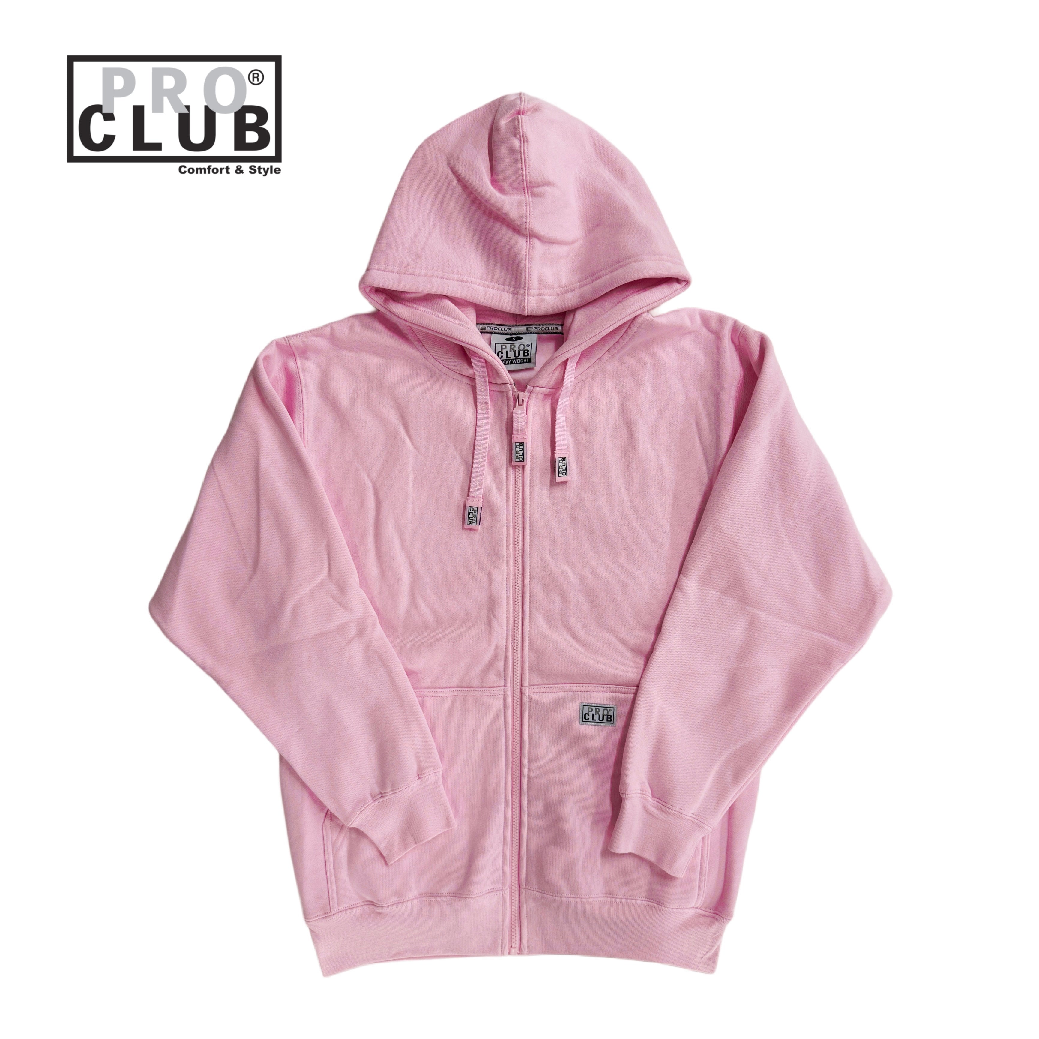 Pro Club Men's Heavyweight Full Zip Fleece Hoodie