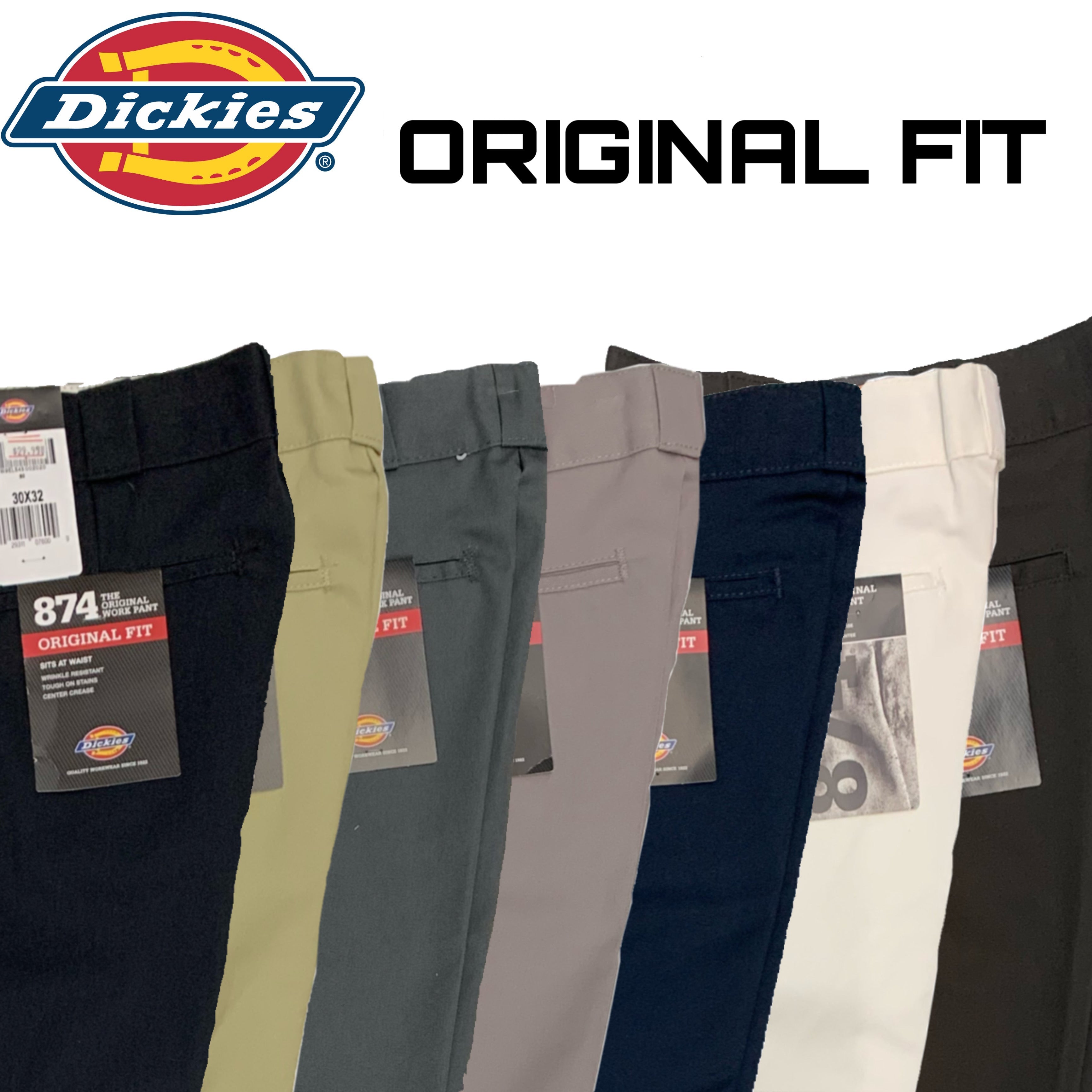 DICKIES 874 Original Fit Mens Pants - DK GREEN