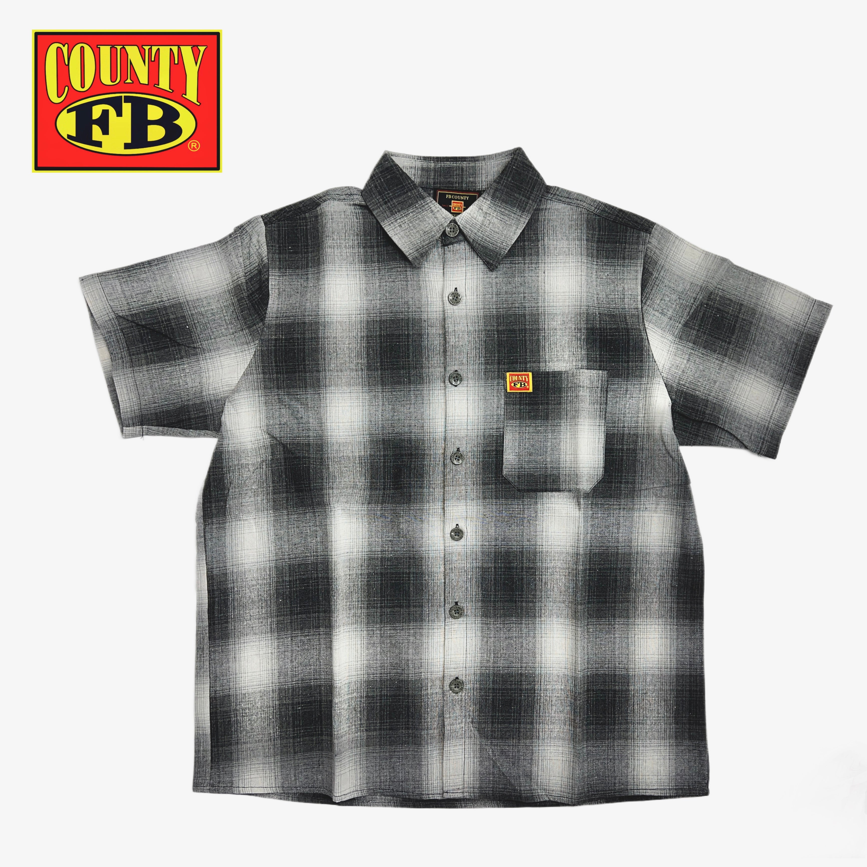 FB County Short Sleeve Checker Flannel Shirt