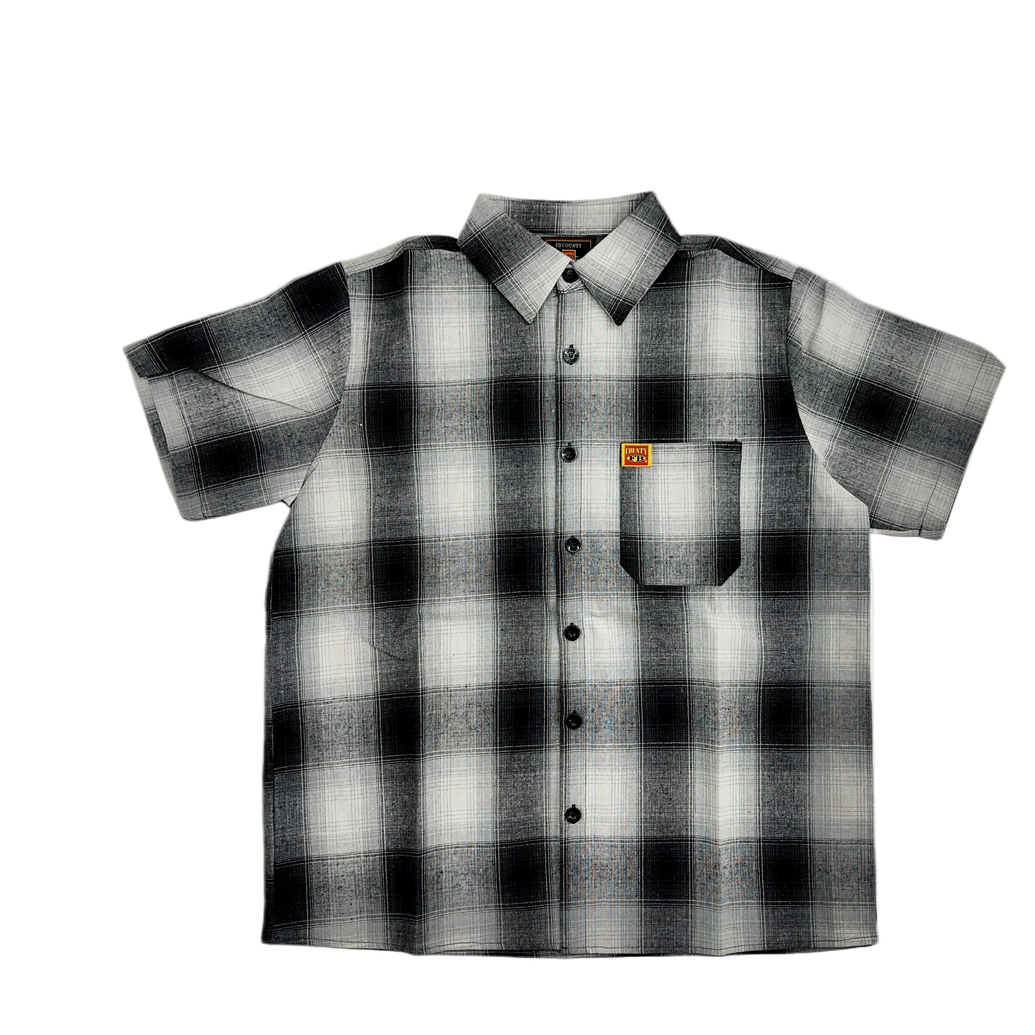 FB County Short Sleeve Checker Flannel Shirt