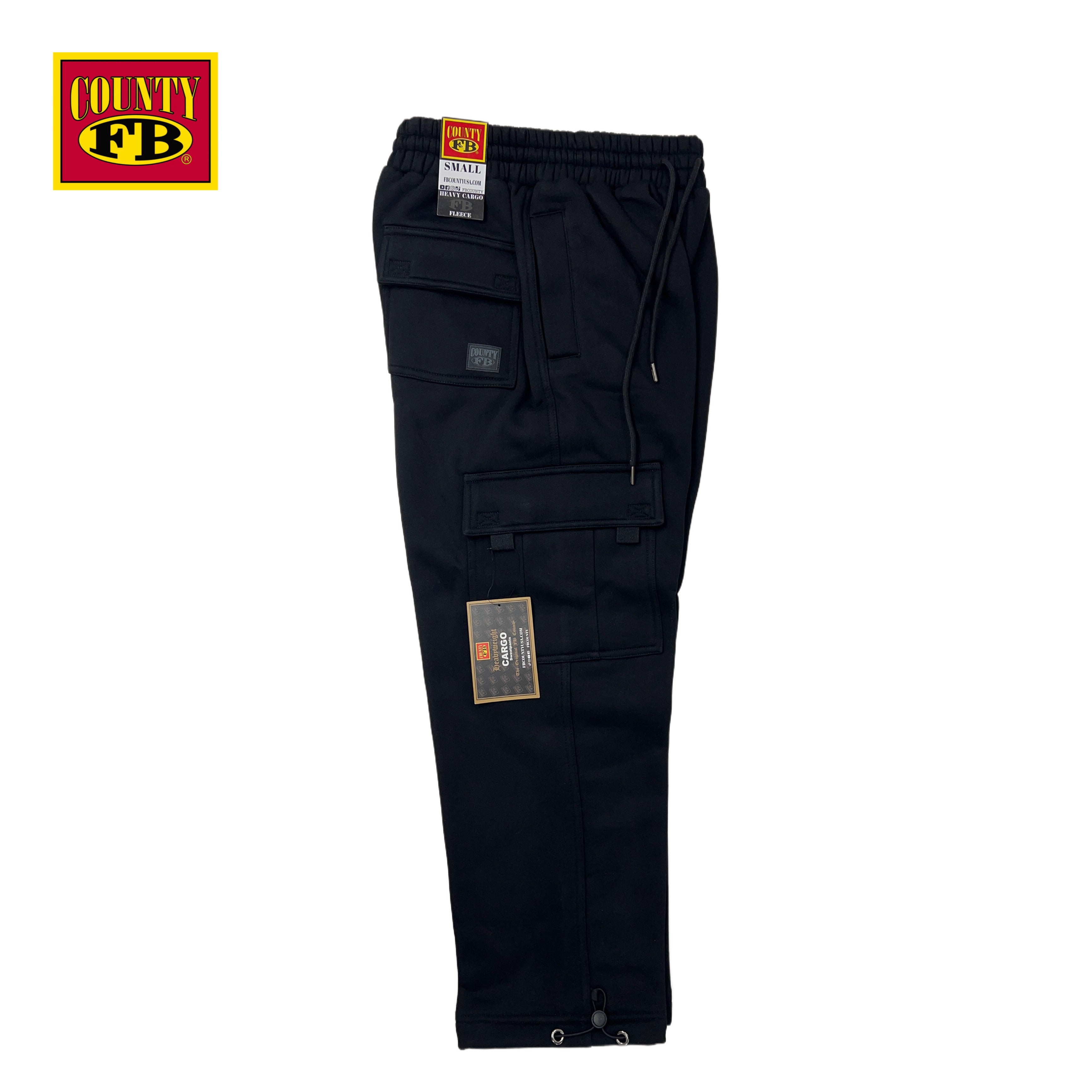 FB County Heavyweight Baggy Cargo Sweatpants