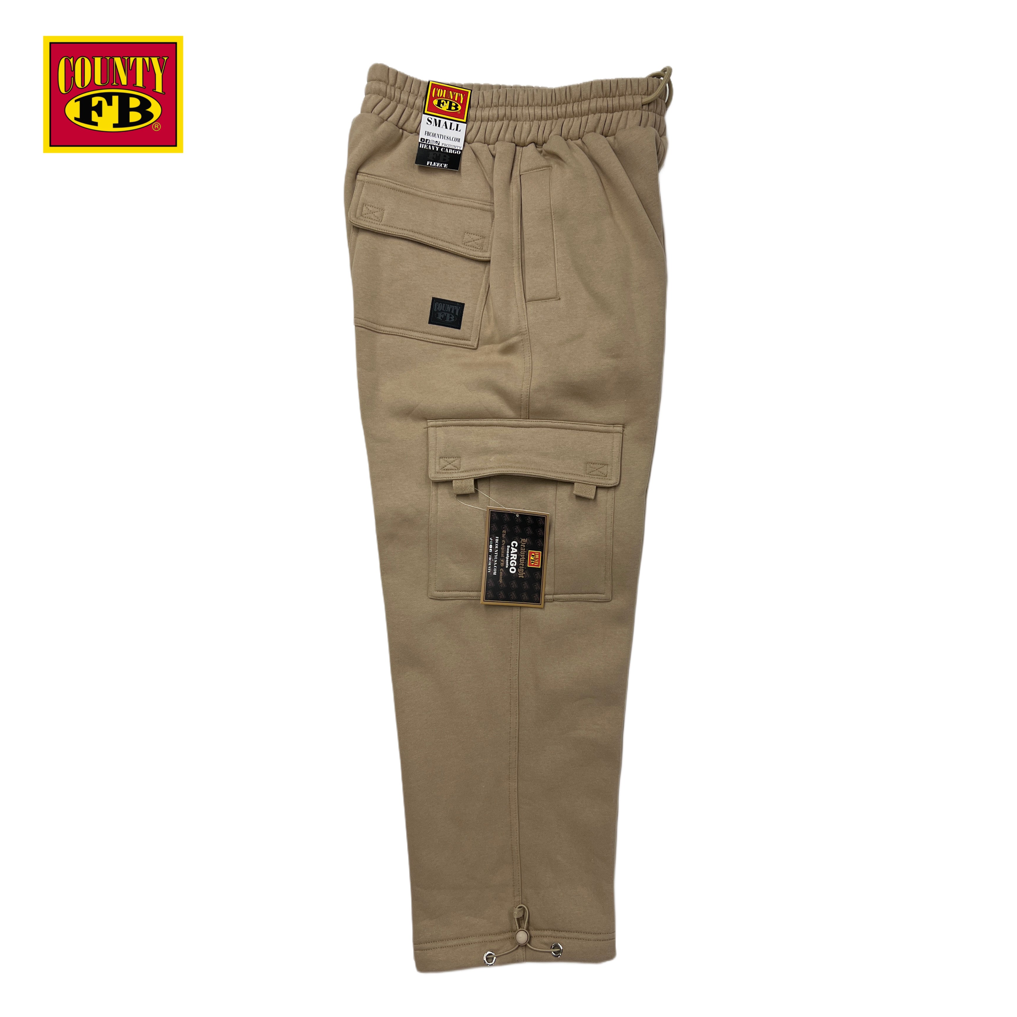 FB County Heavyweight Baggy Cargo Sweatpants