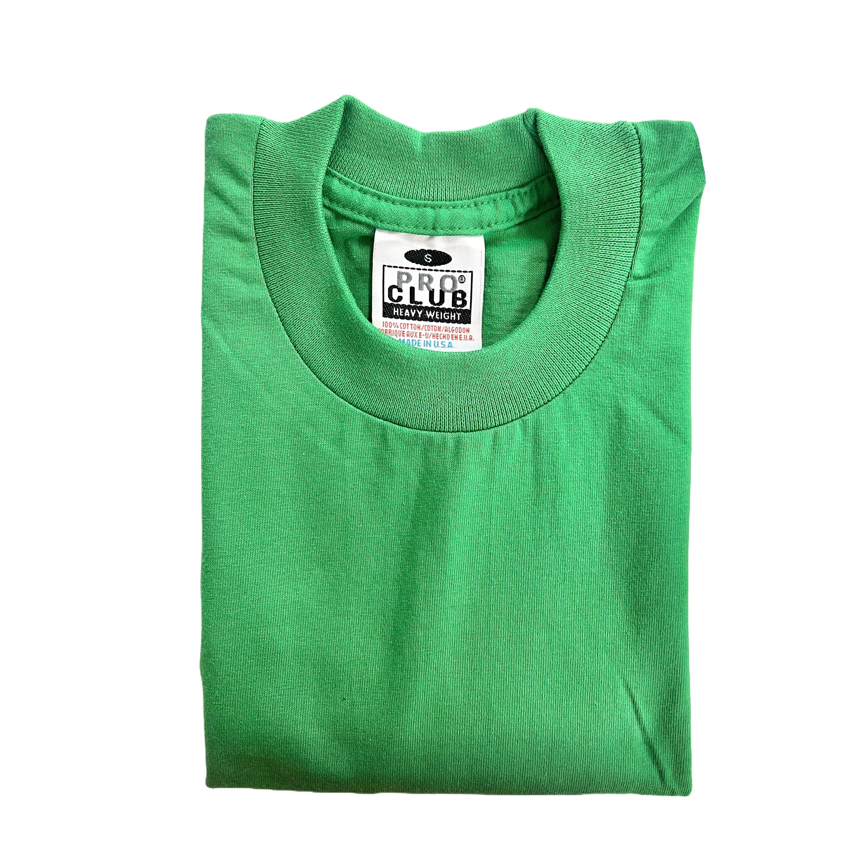 Pro Club Men's Heavyweight Cotton Short Sleeve Crew Neck T-Shirt (More Colors)