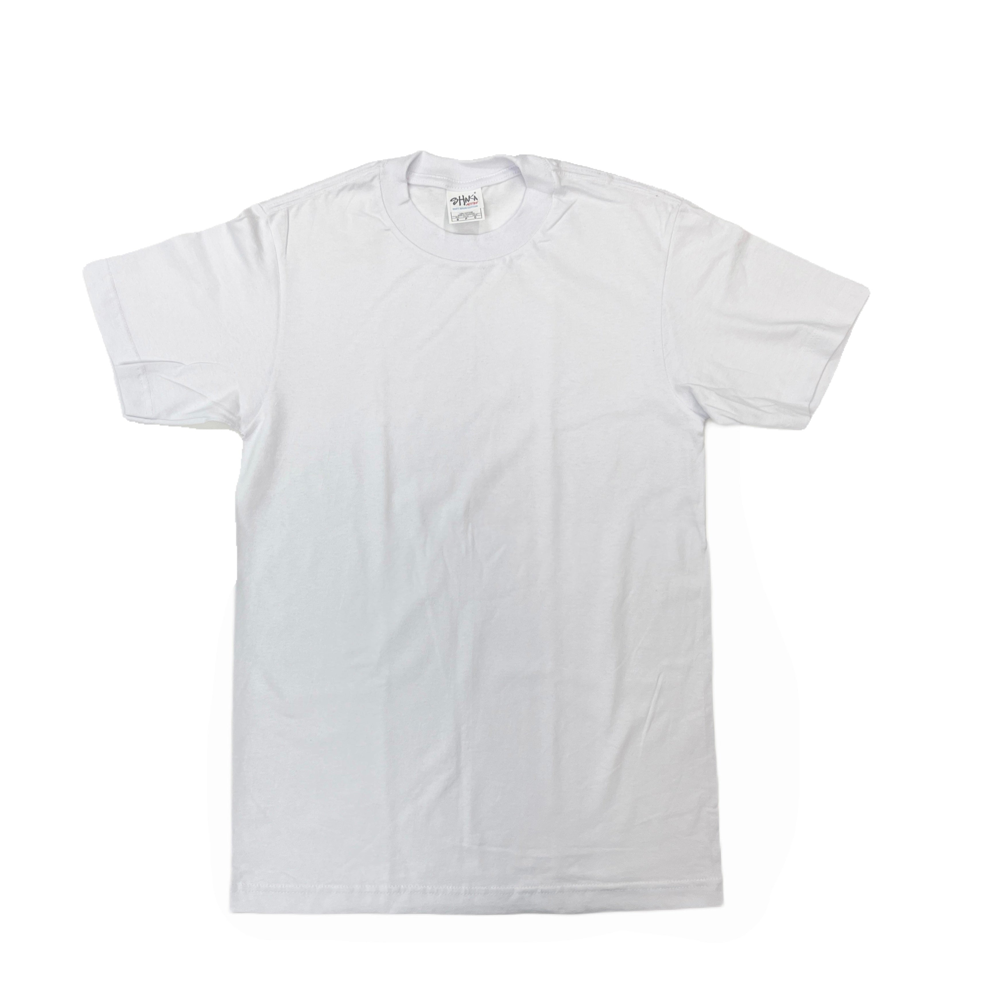 Shaka Wear 6.0 oz Active Short Sleeve T-Shirt (Black/White)