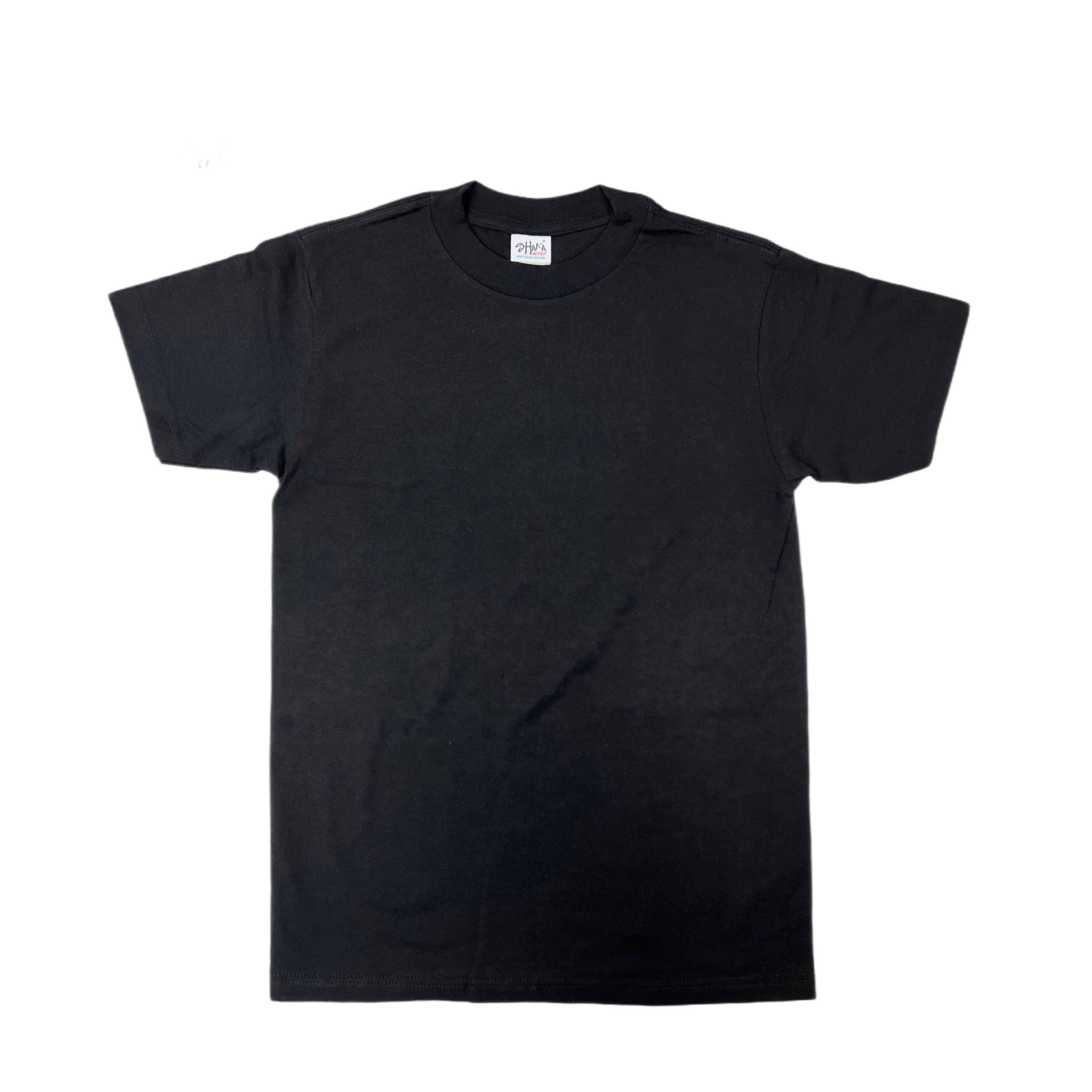 Shaka Wear 6.0 oz Active Short Sleeve T-Shirt (Black/White)