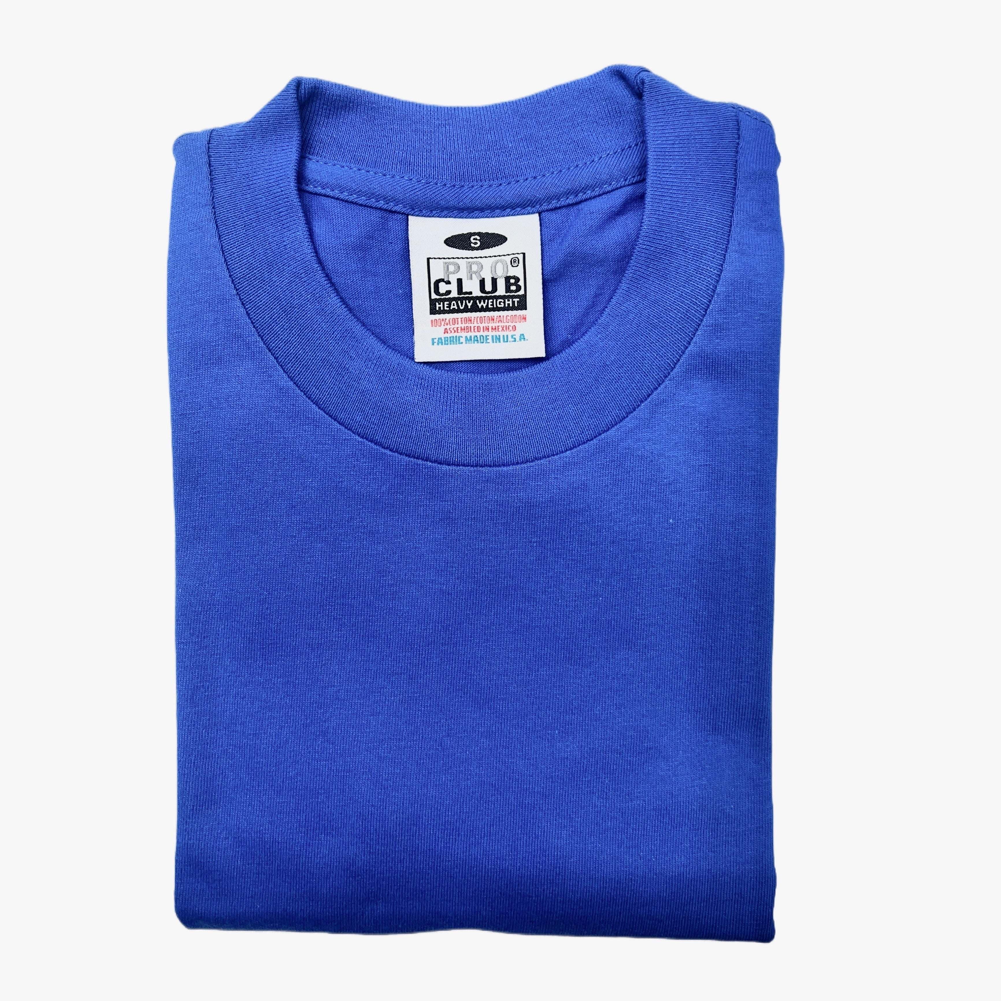 Pro Club Men's Heavyweight Cotton Short Sleeve Crew Neck T-Shirt (More Colors)