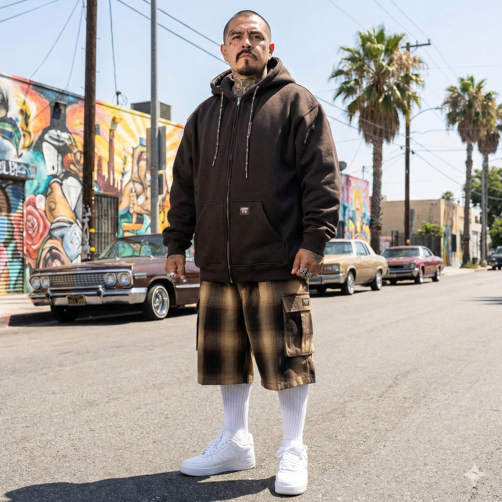 FB County Cargo Checker Shorts