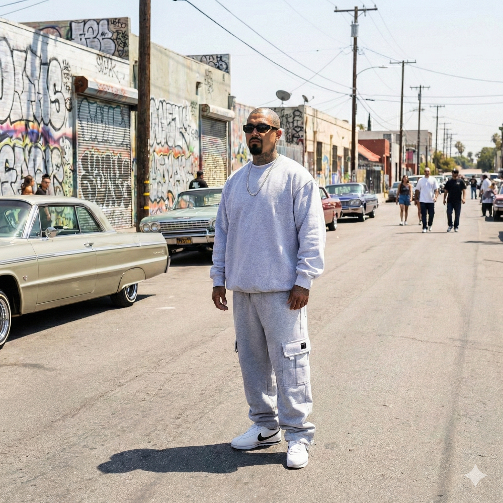 FB County Heavyweight Baggy Cargo Sweatpants