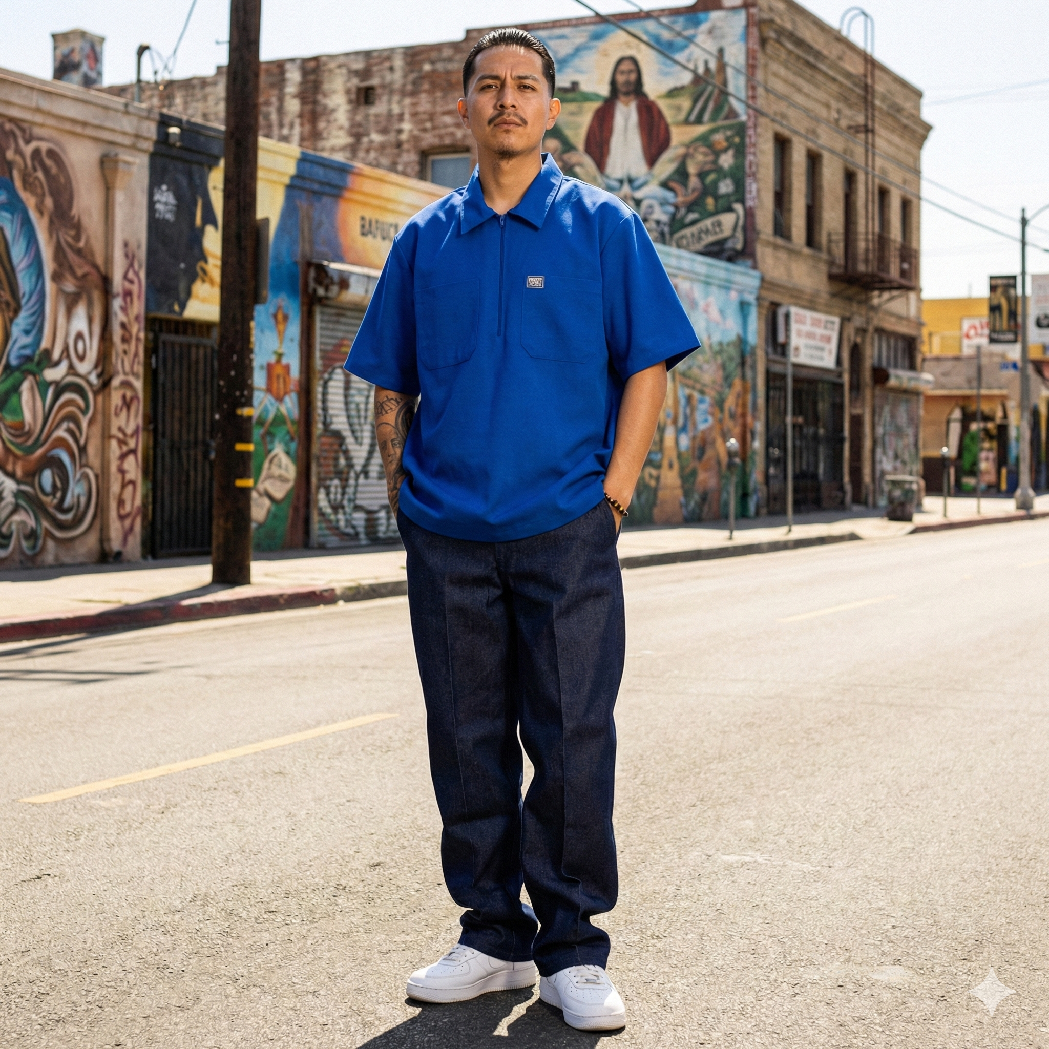 FB County Short Sleeve Zip Shirt