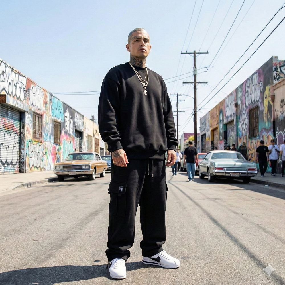 FB County Heavyweight Baggy Cargo Sweatpants