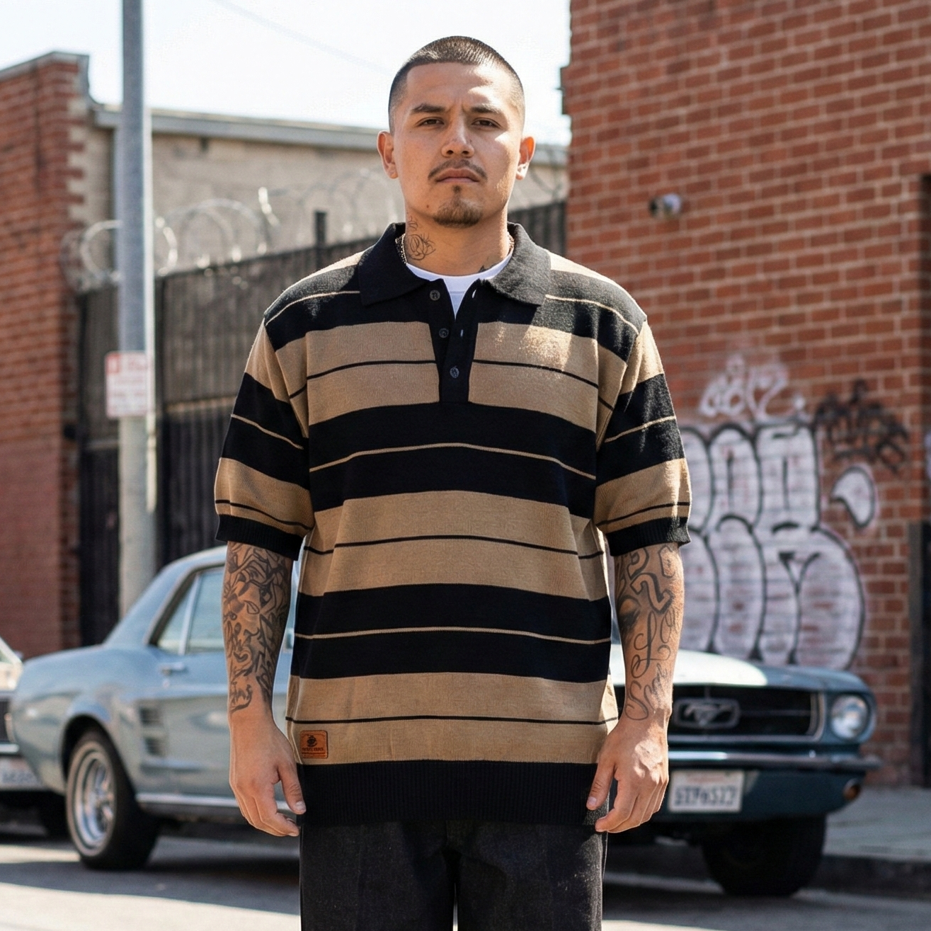 FB County Charlie Brown Shirt - Brown/Tan & Black/Tan