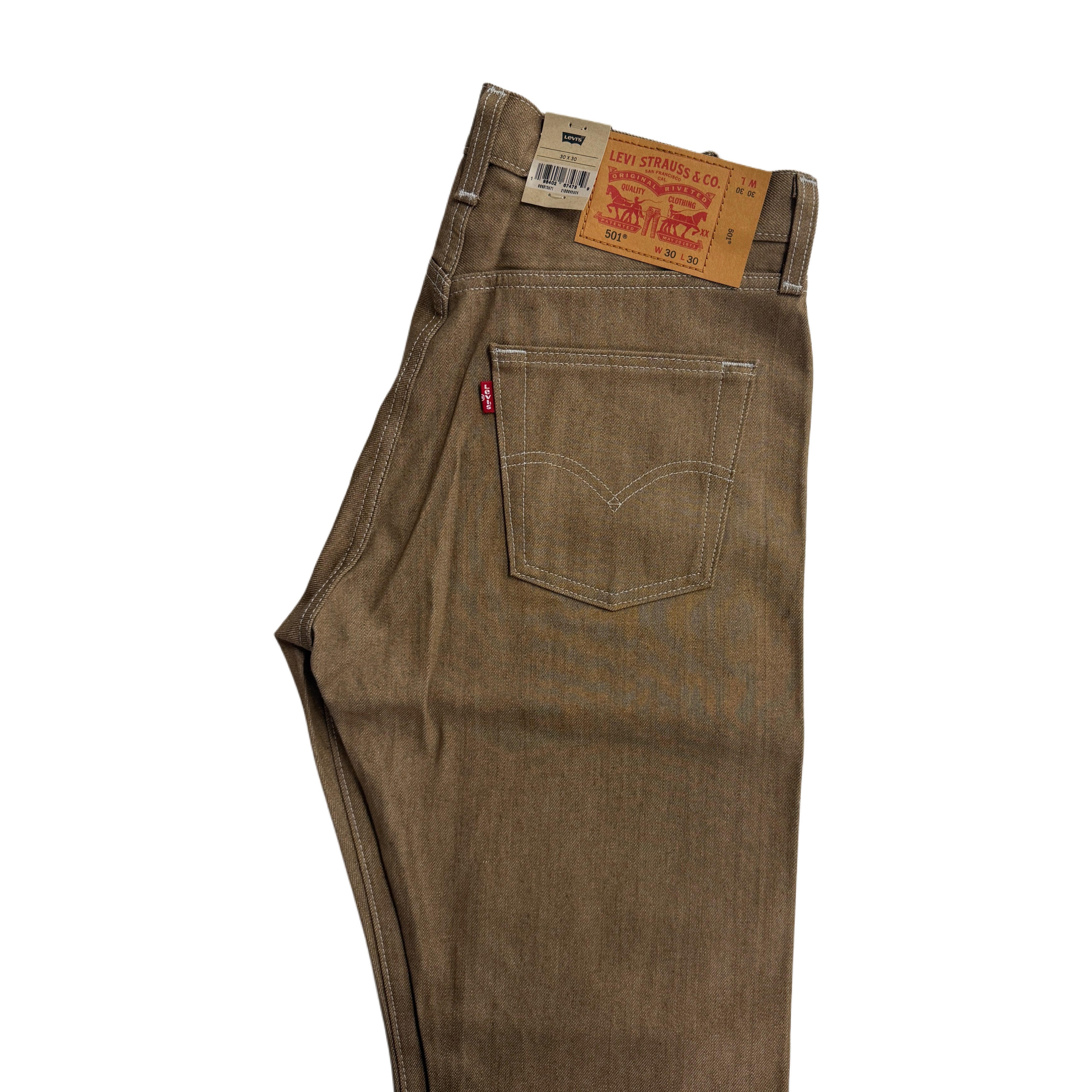 Levi's 501 Shrink-to-Fit - Denim Khaki