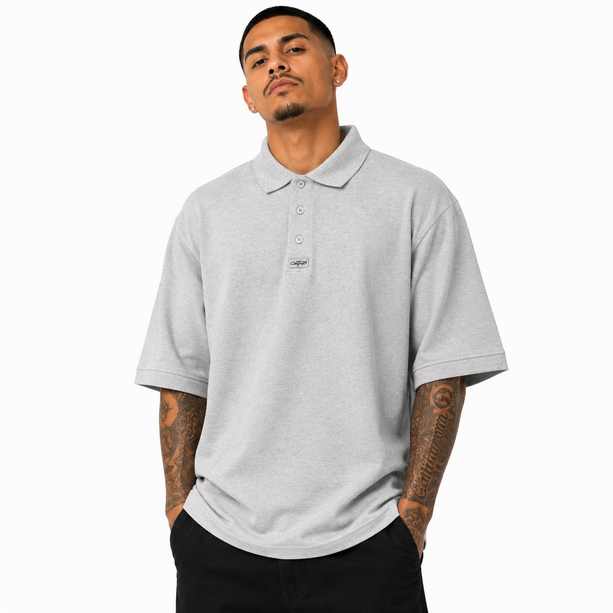 CALTOP Polo Shirts-Solid