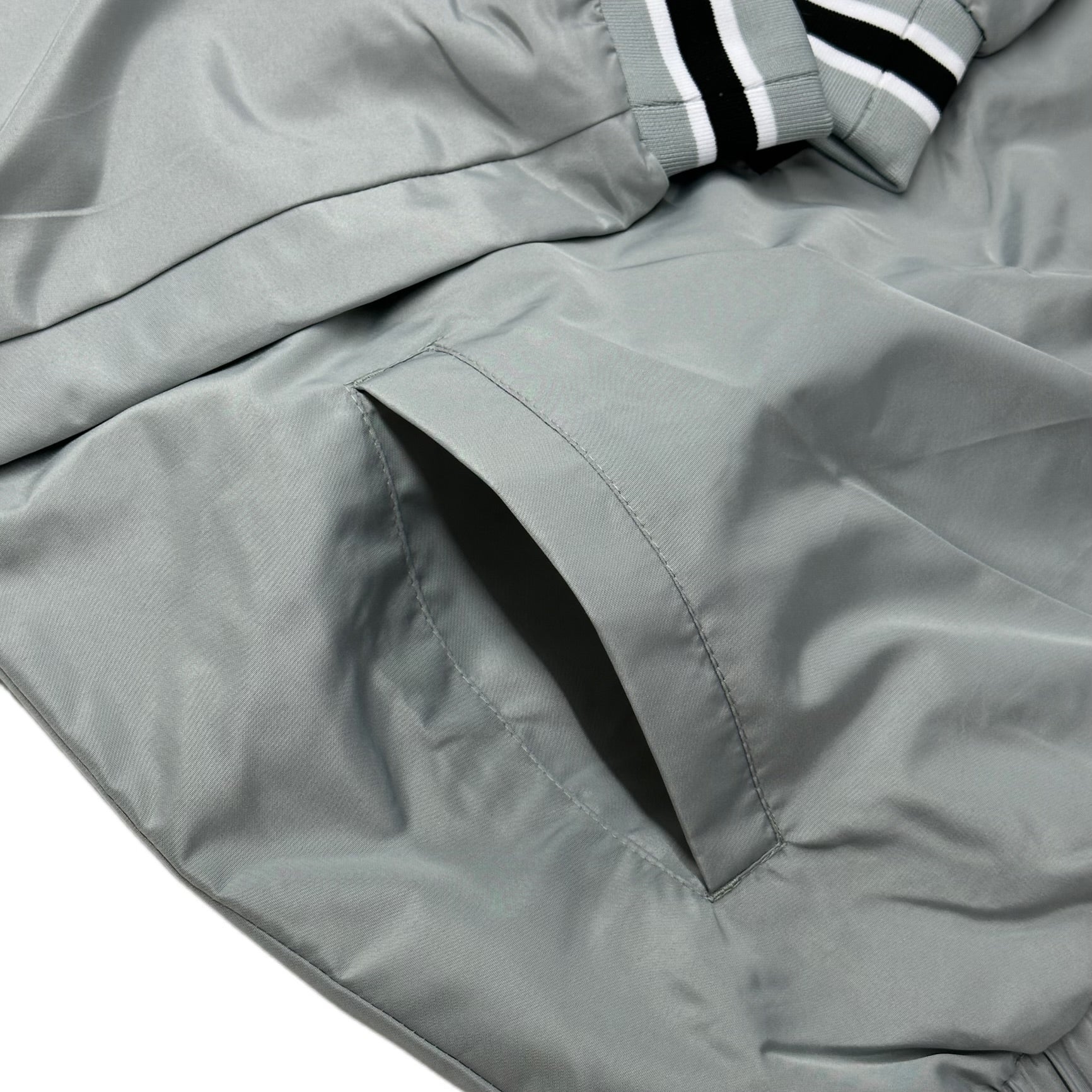 Los Angeles Dodgers Genuine Merchandise MLB Windbreaker Mens Jackets - Light Grey