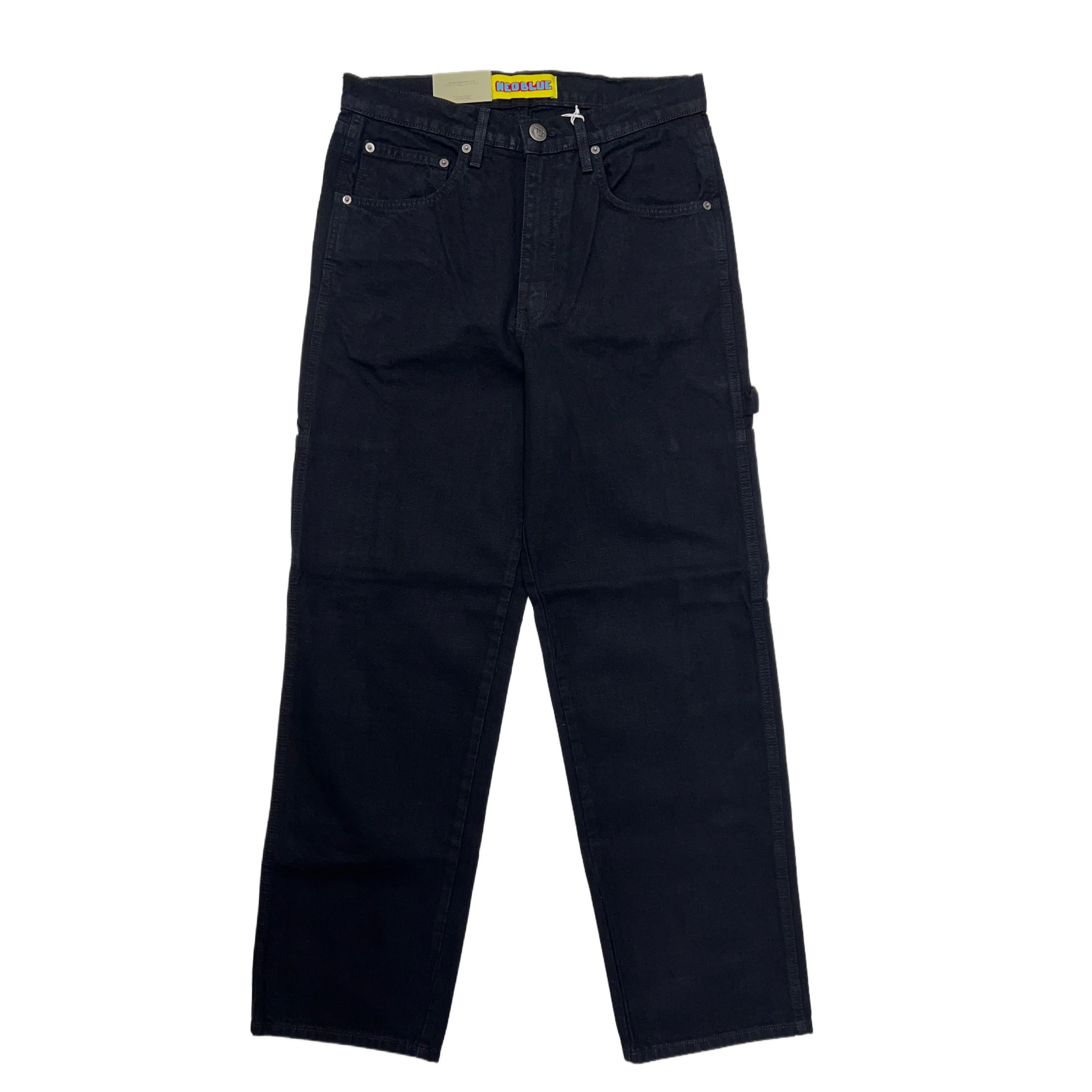 Neo Blue Carpenter Baggy Jeans
