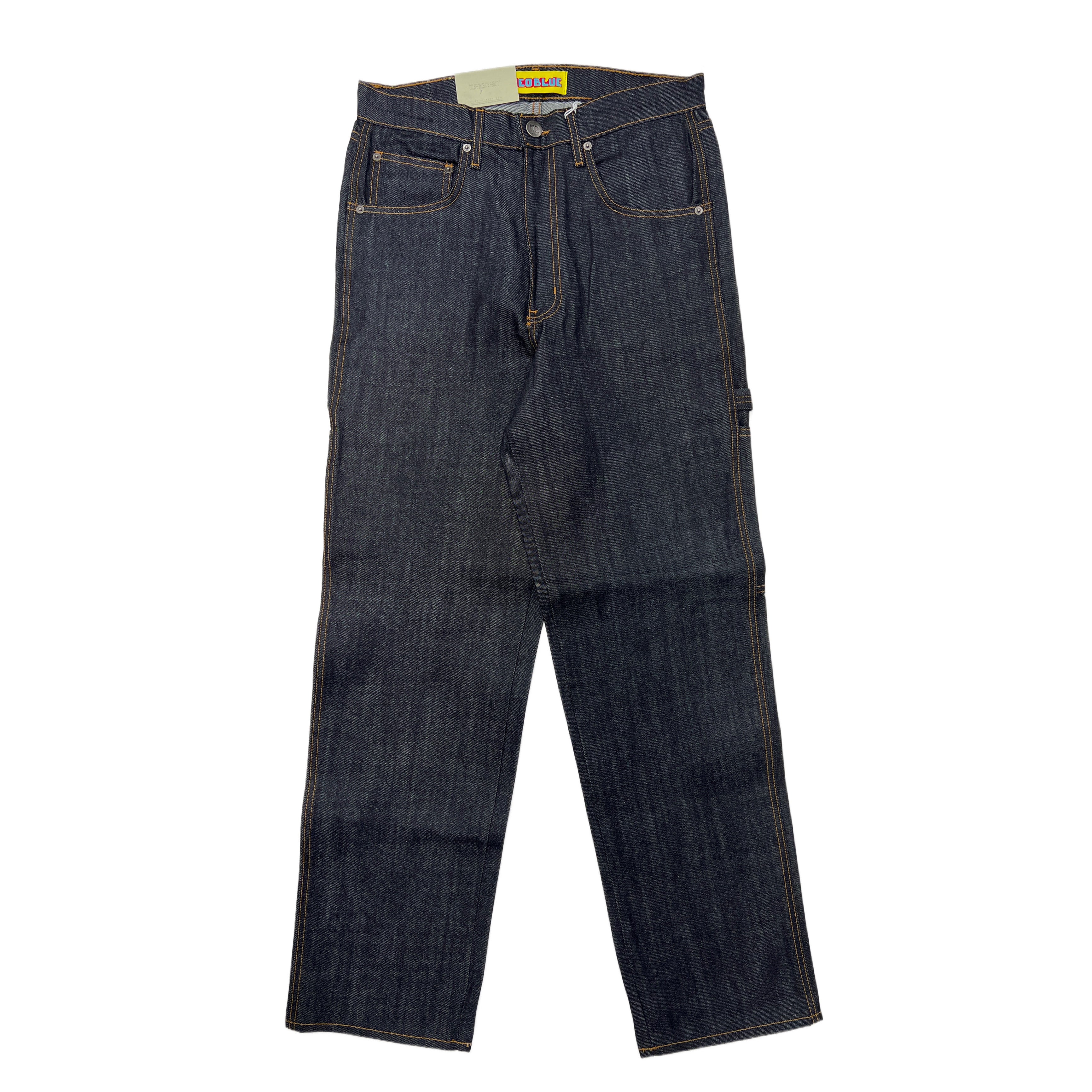 Neo Blue Carpenter Baggy Jeans