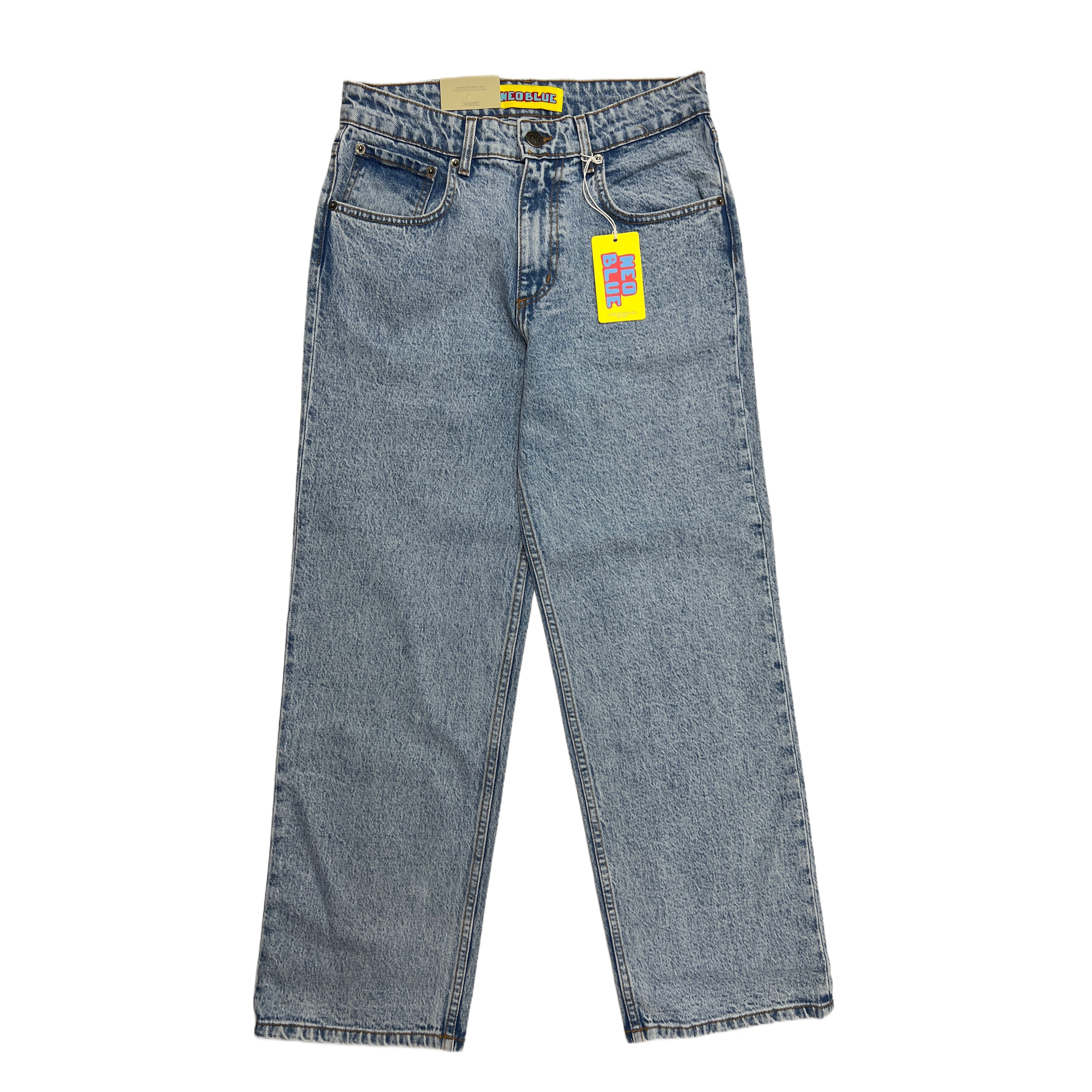 Neo Blue Baggy Pants