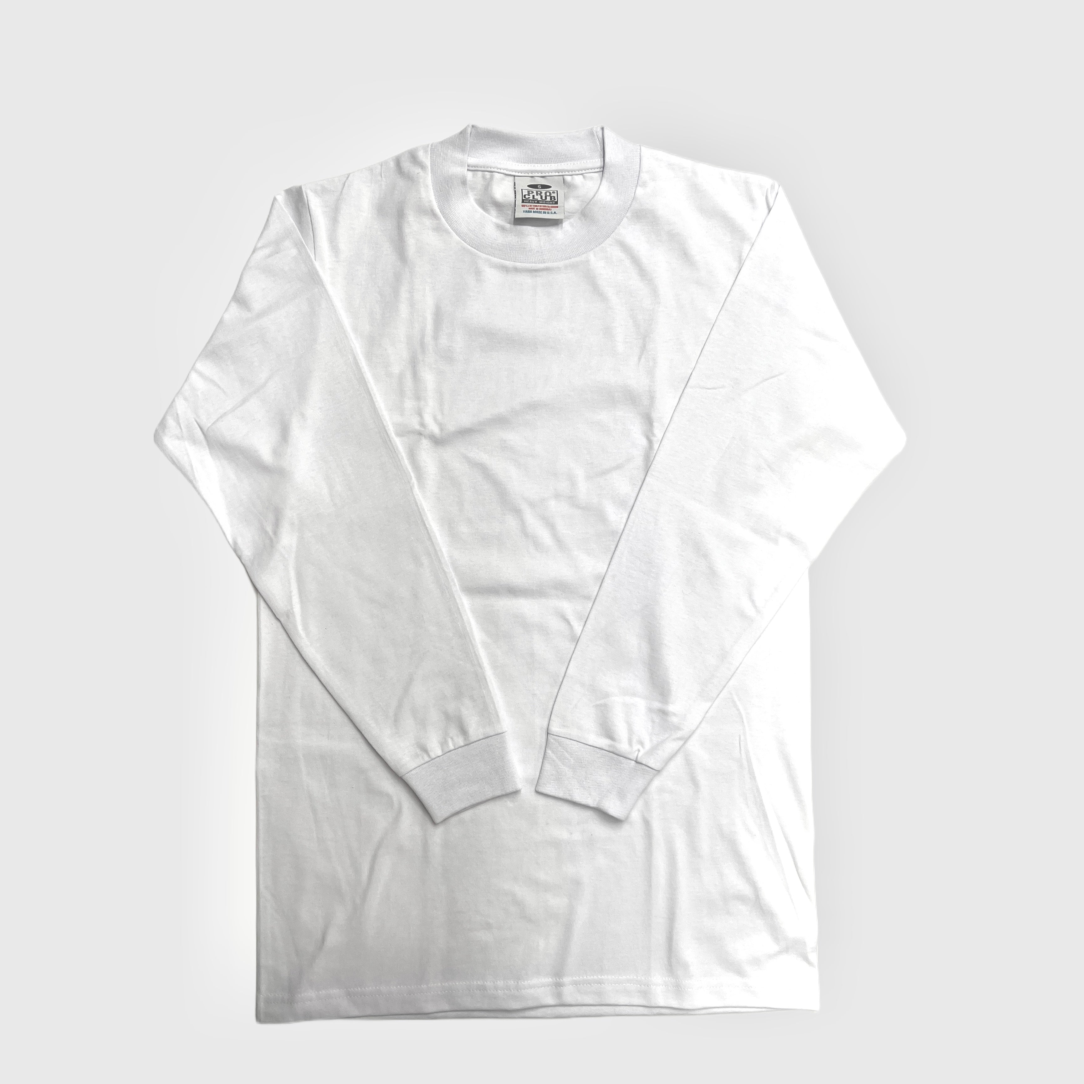 Pro Club Men's Heavyweight Cotton Long Sleeve T-Shirt
