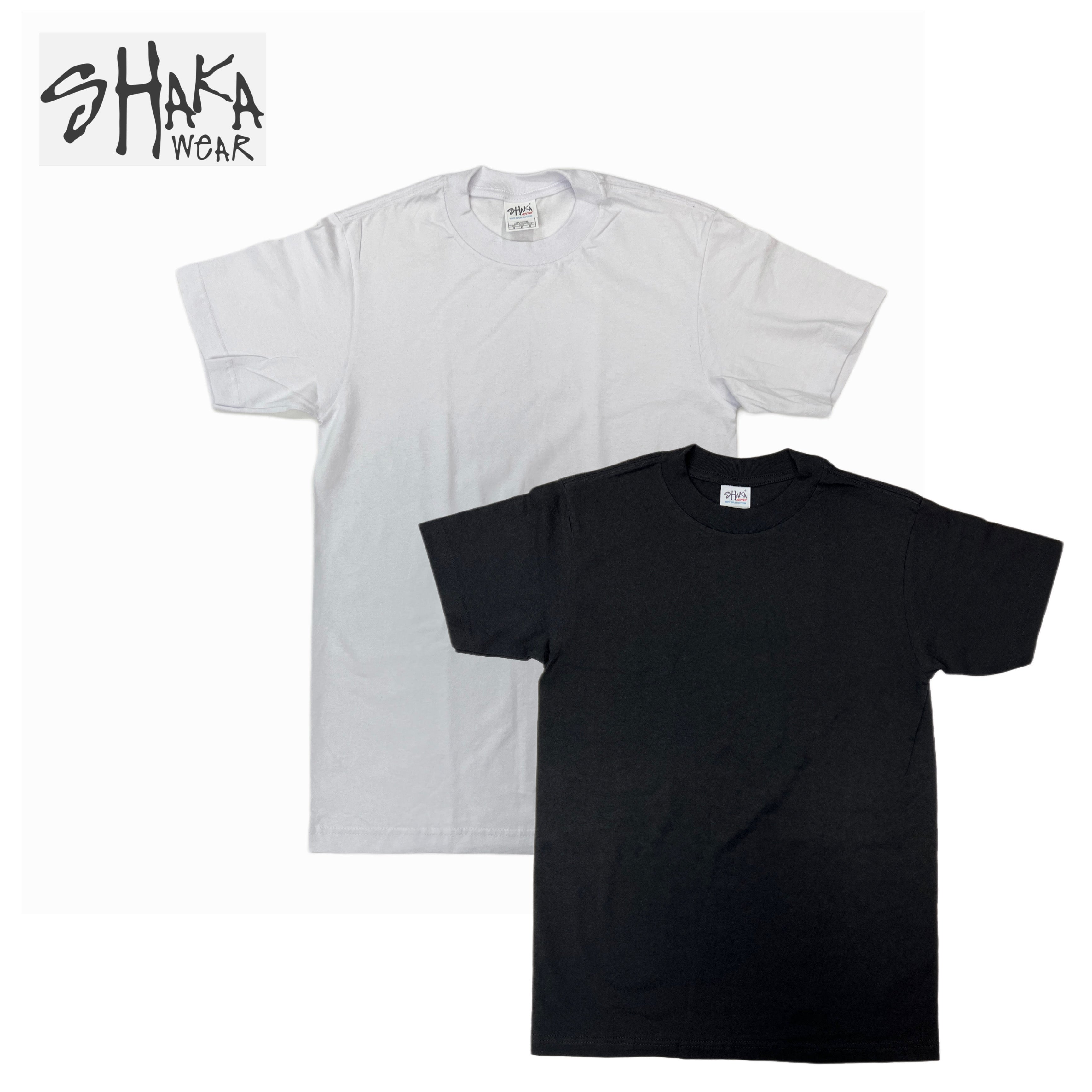 Shaka Wear oz Active Short Sleeve T-Shirt (Black/White)