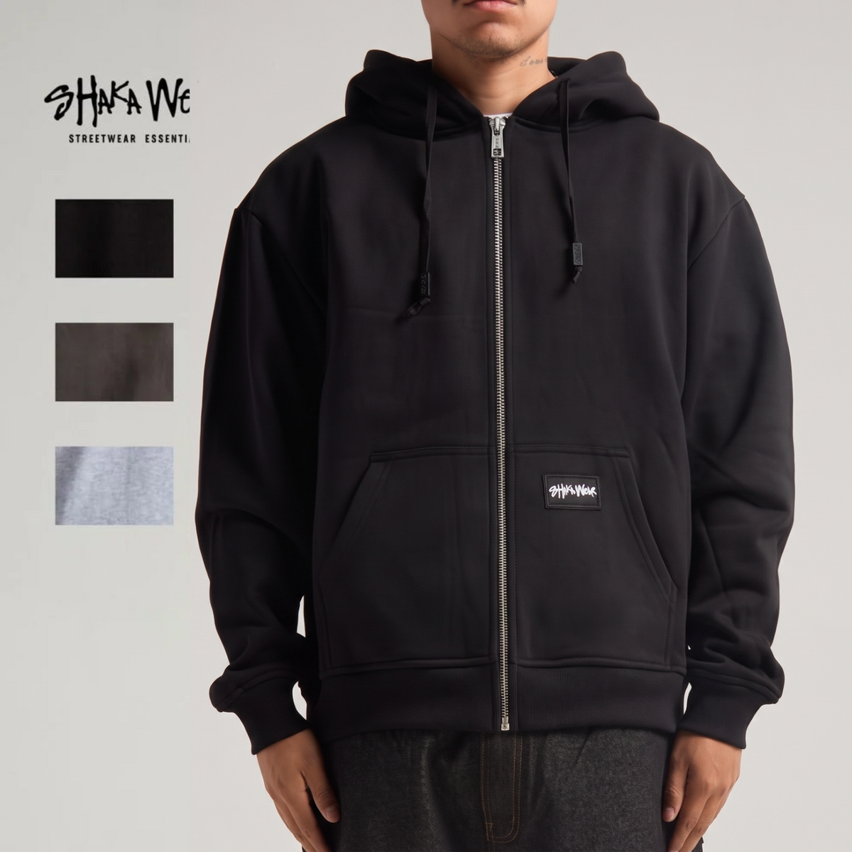 Shaka Wear Essential Super Heavyweight Zip Hoodie