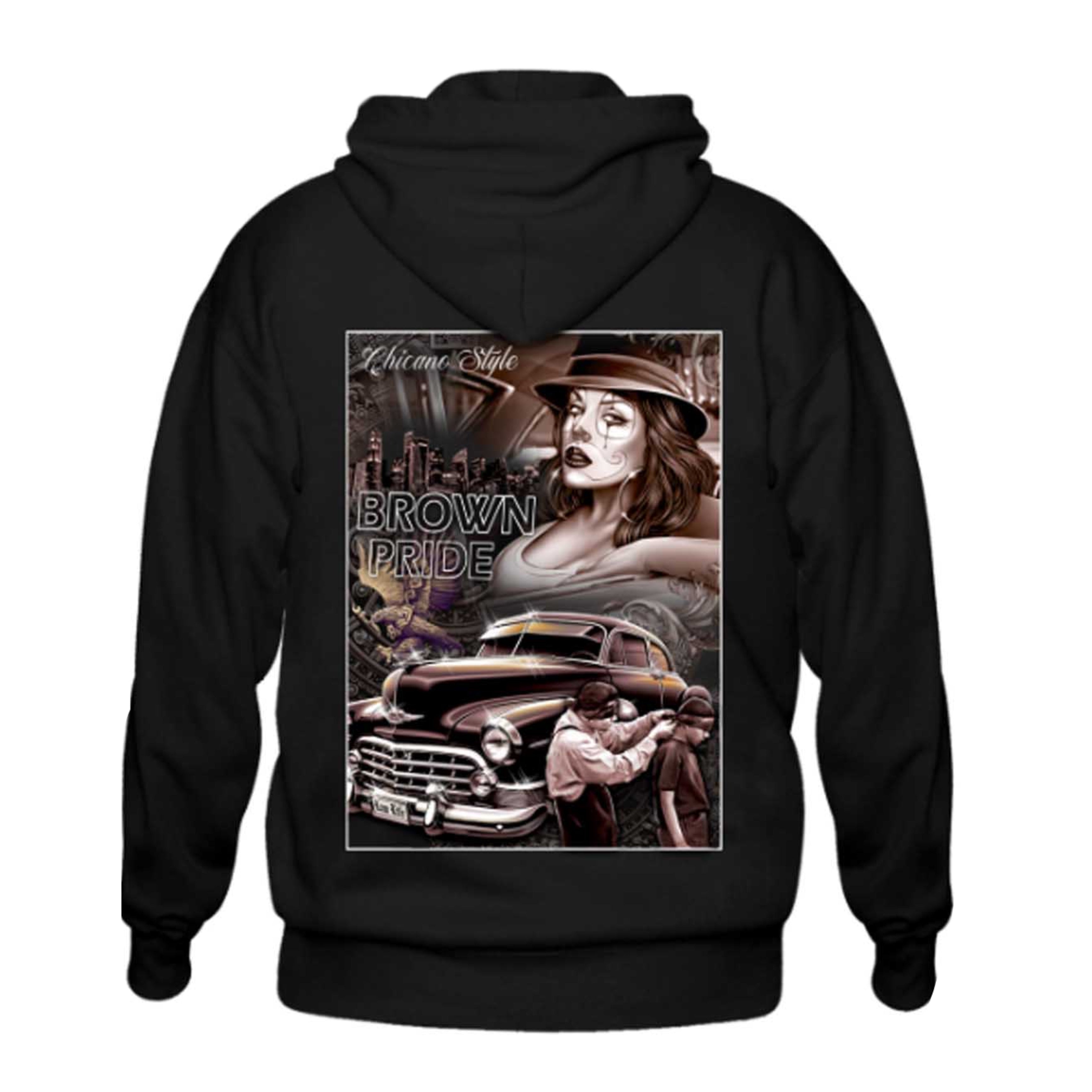 TFashion Graphic Hoodie - Brown Pride