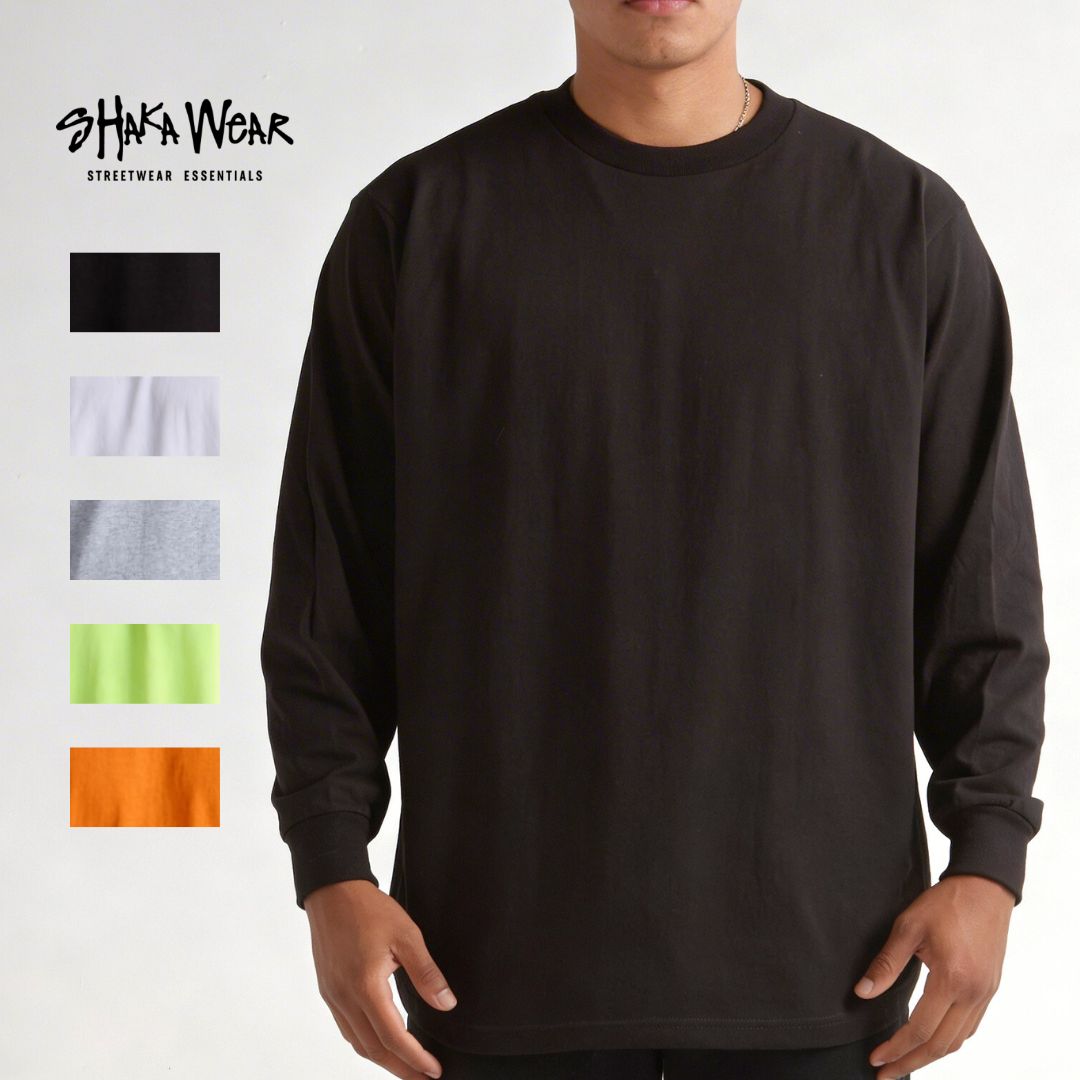 SHAKAWEAR 6.0oz Lightweight Active Long Sleeve T-Shirt