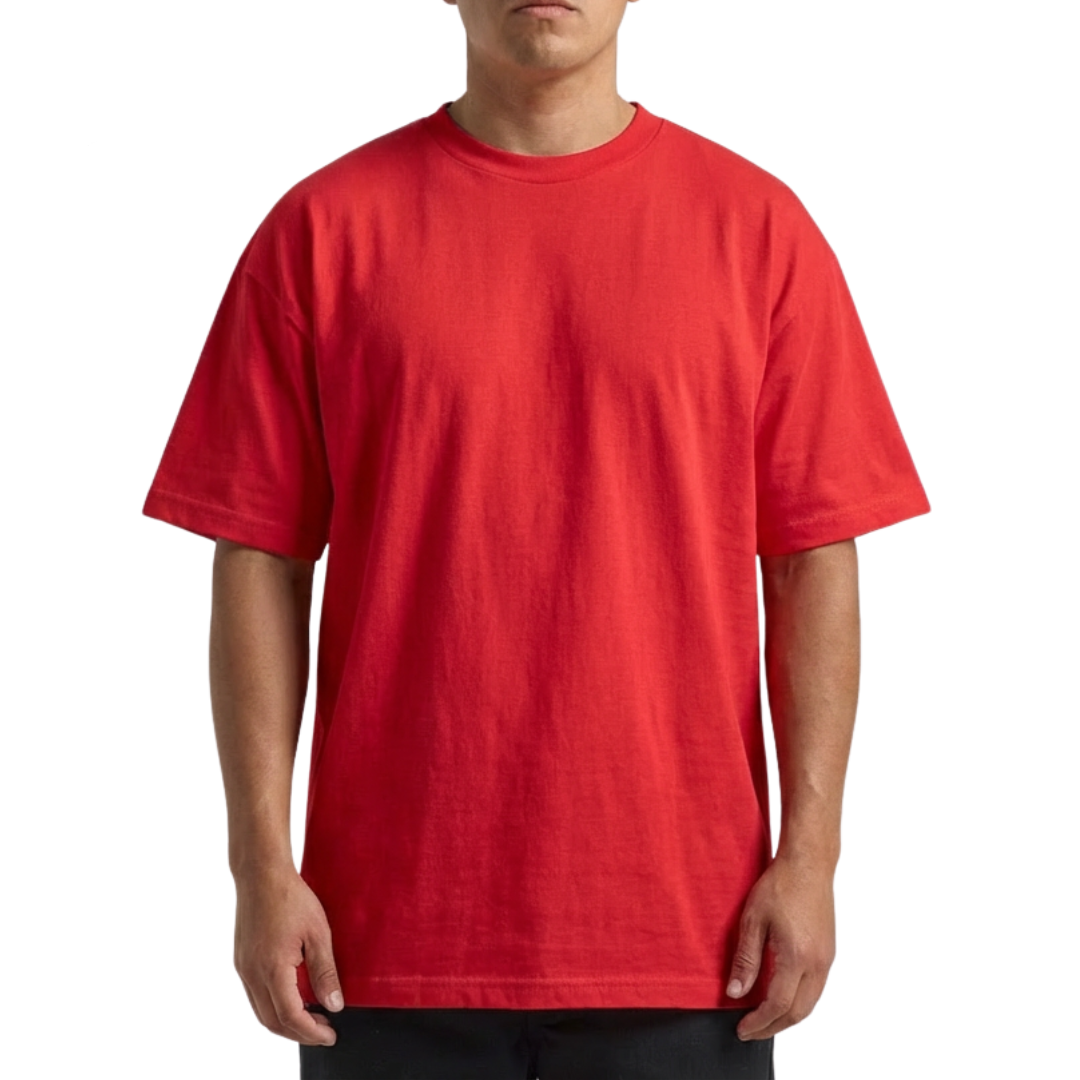 3 PACK Shaka Wear 6.0 oz Active Short Sleeve T-Shirt (Burgundy/Dark Grey/Red/Royal/Sky Blue)