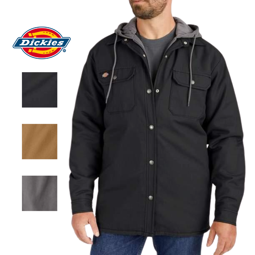 Dickies Water Repellent Duck Hooded Shirt Jacket