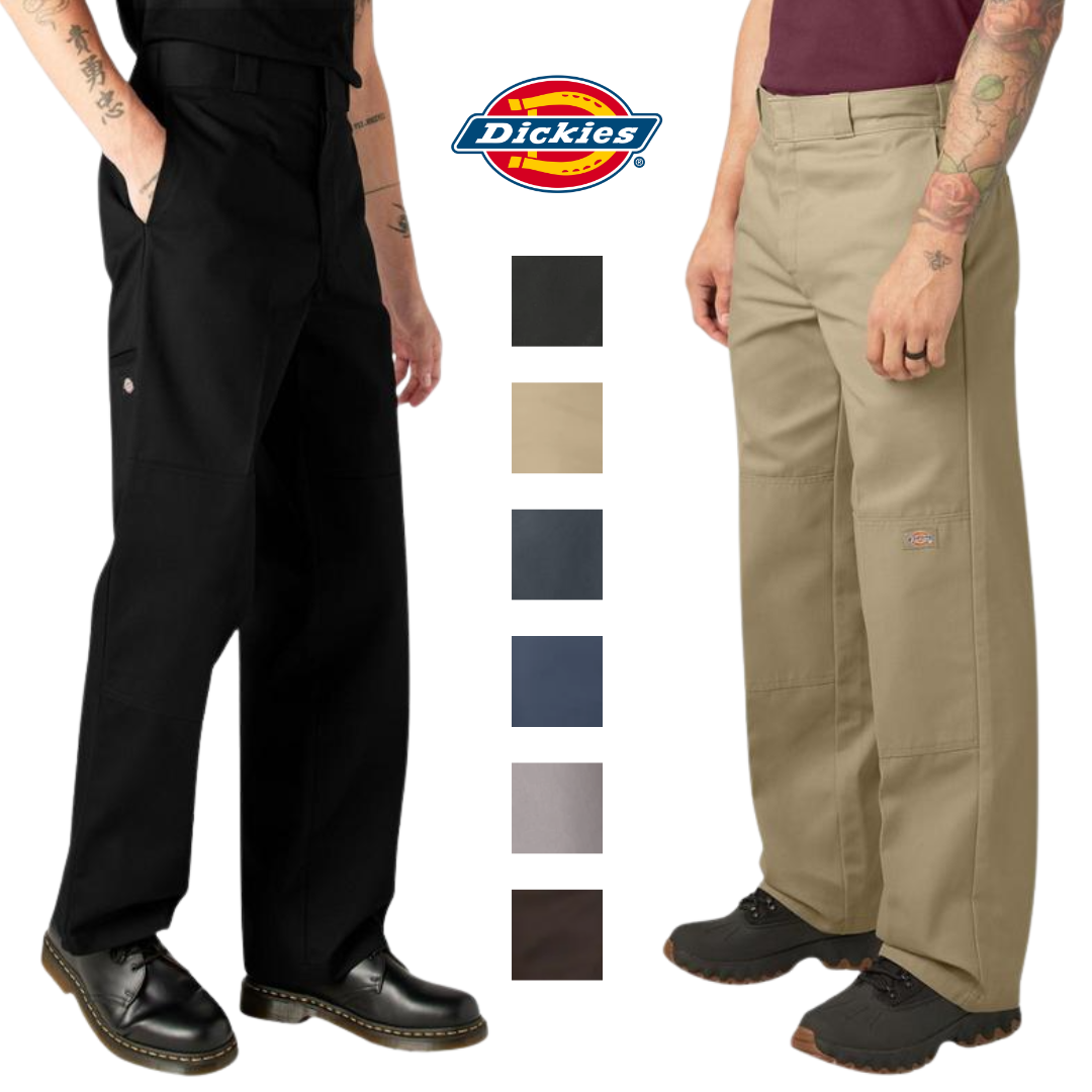 32 Dickies× bananaman Cotton Work Pants Dickies Loose Fit Double Knee Work Pants (Size 28 - 40)