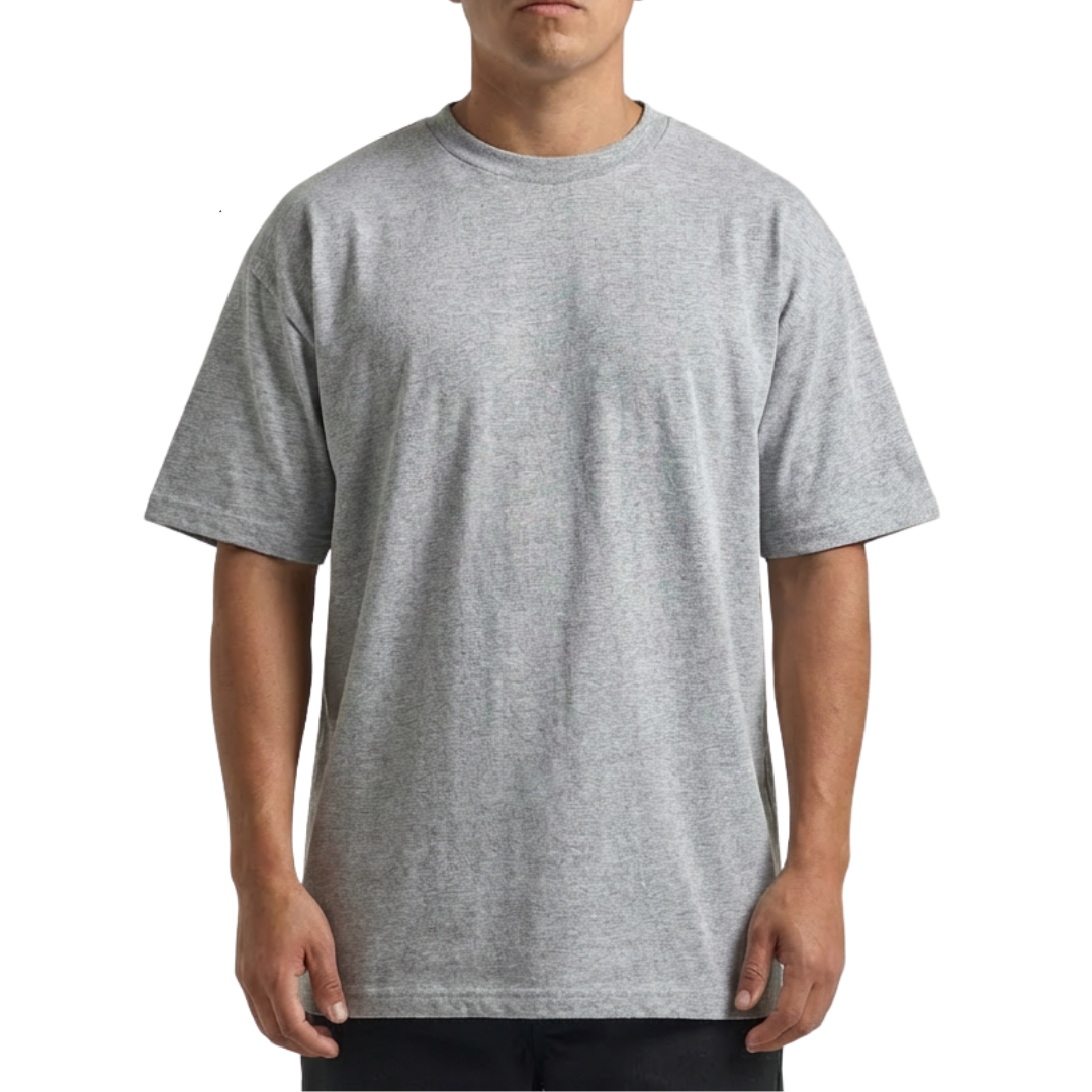 3 PACK Shaka Wear 6.0 oz Active Short Sleeve T-Shirt (White/Black/Brown/Charcoal Grey/Heather Grey/Khaki/Navy)