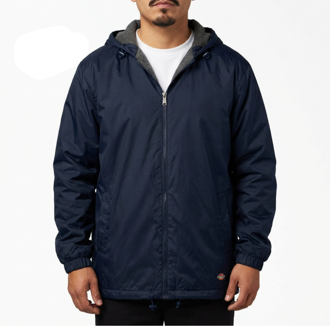 Dickies Fleece Lined Nylon Hooded Jacket