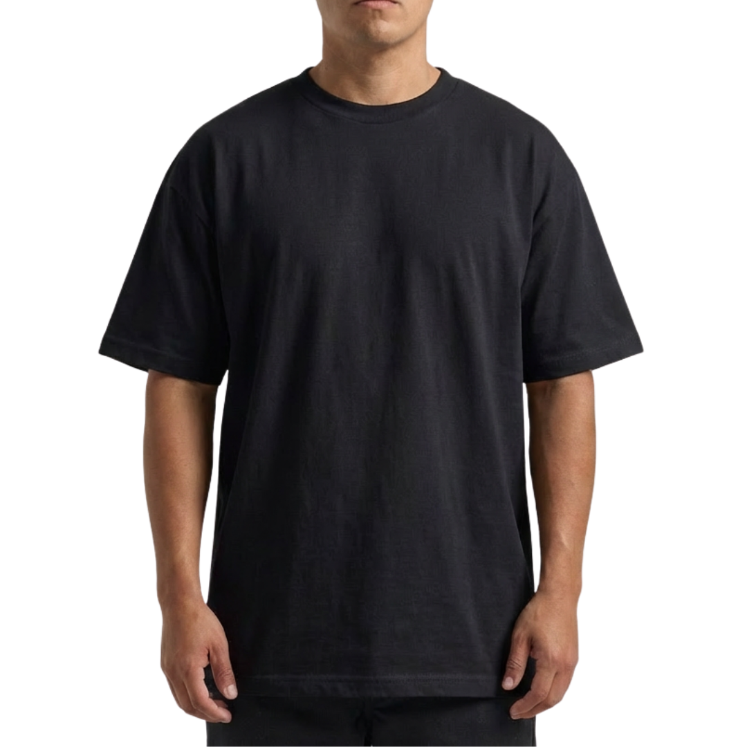 3 PACK Shaka Wear 6.0 oz Active Short Sleeve T-Shirt (White/Black/Brown/Charcoal Grey/Heather Grey/Khaki/Navy)