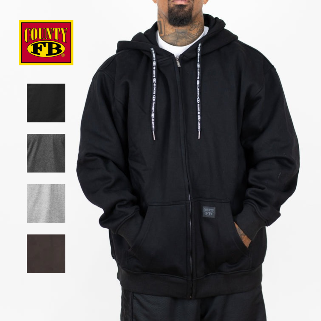 FB County Heavyweight Zip Up Hoodie