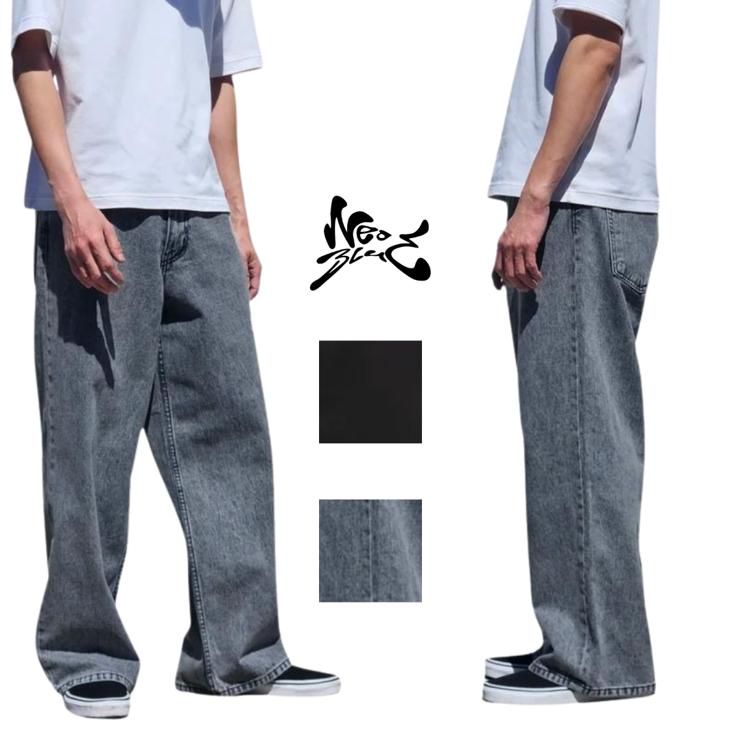 Neo Blue SUPER Baggy Jeans