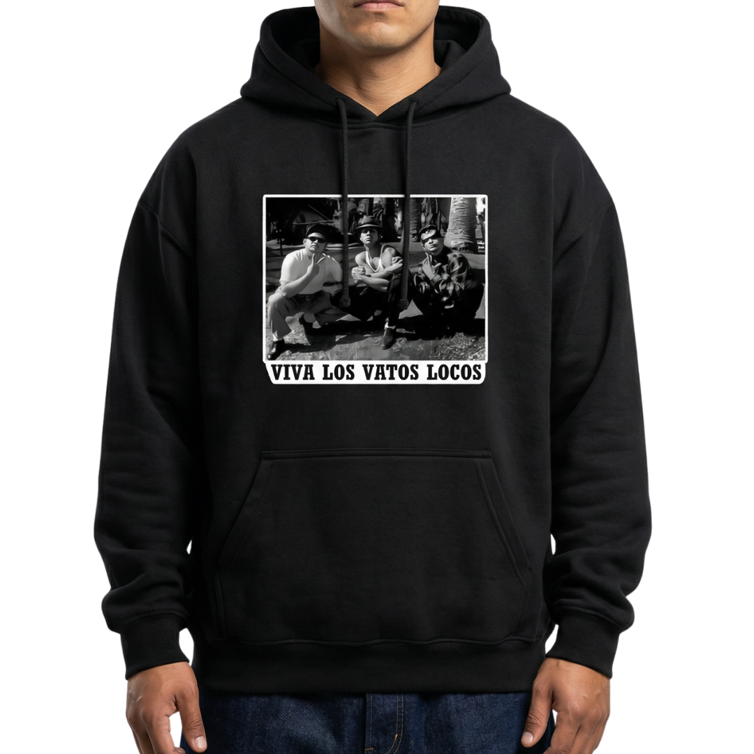TFashion Graphic Hoodie - Viva Los Vatos Locos