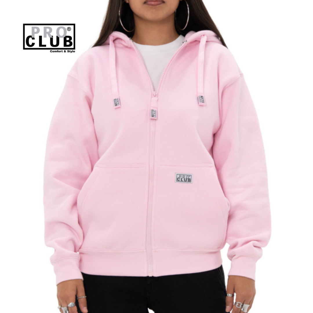 Pro Club Men's Heavyweight Full Zip Fleece Hoodie