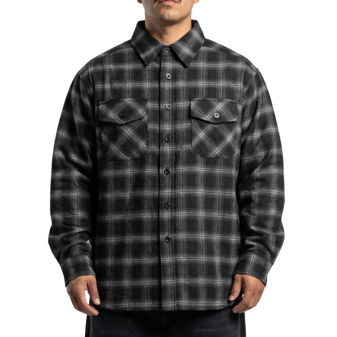 Yago Flannel Jacket with Two Side Pockets