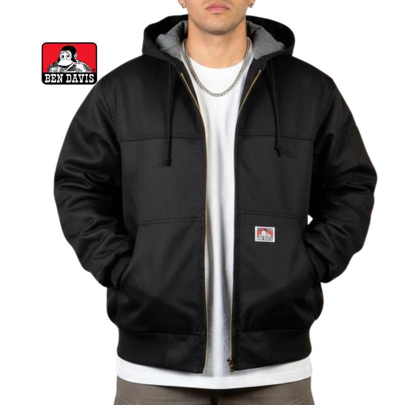 Ben Davis MA-2ジャケット Ben Davis Full-Zip Hooded Jacket
