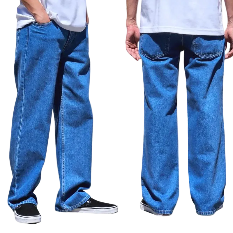 Neo Blue Baggy Pants