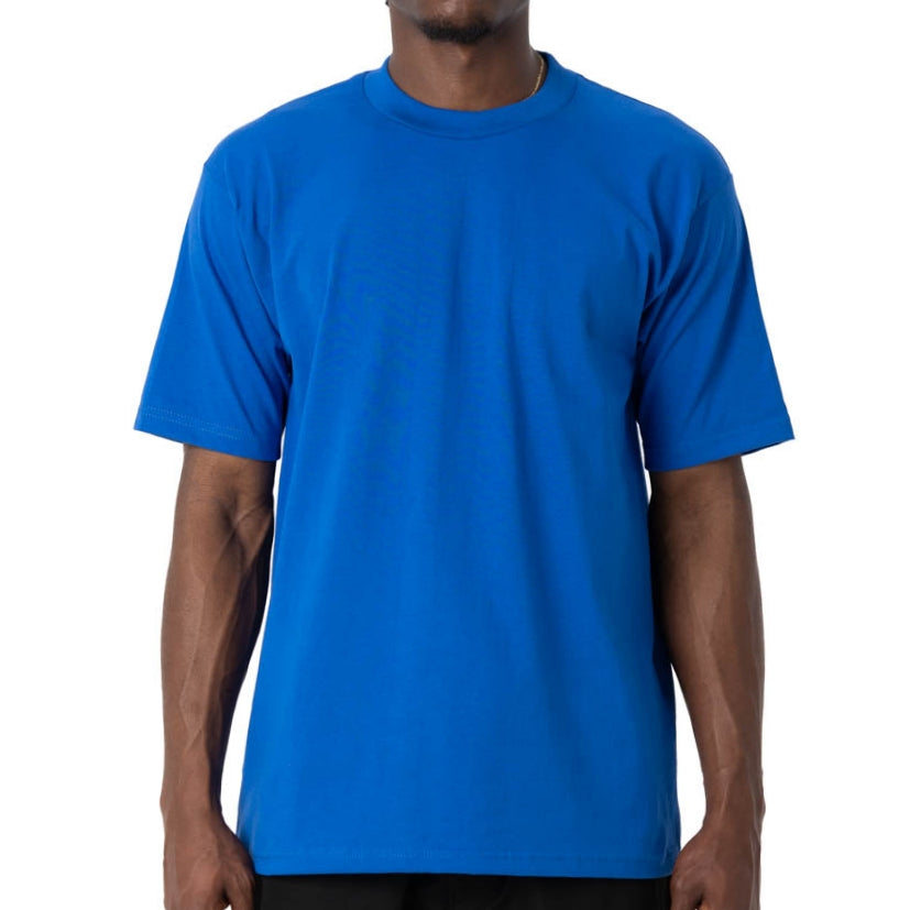 Pro Club Men's Heavyweight Cotton Short Sleeve Crew Neck T-Shirt (More Colors)