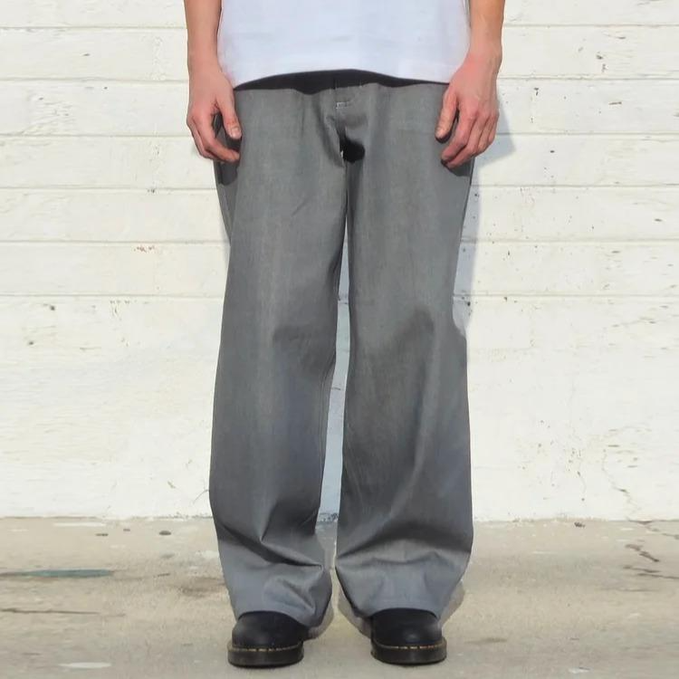 Neo Blue Baggy Pants