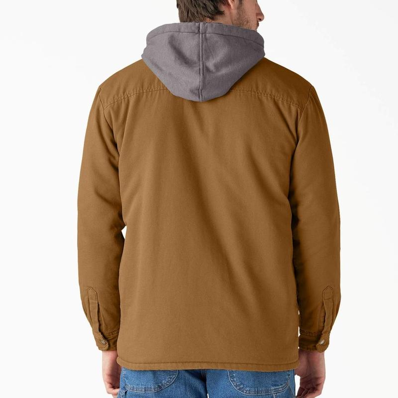 Dickies Water Repellent Duck Hooded Shirt Jacket